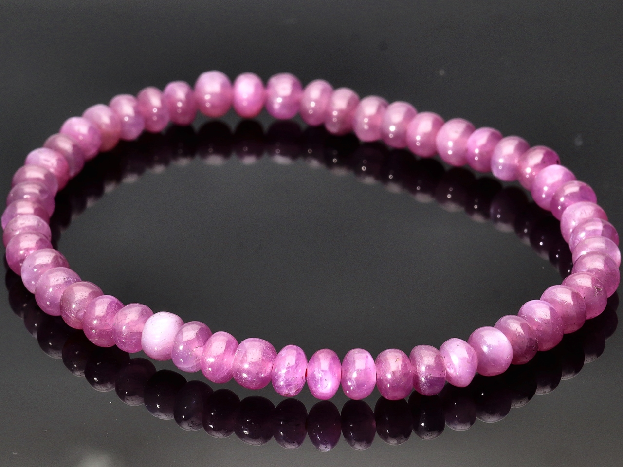 ⭐︎【天然】スター あざとい ローズクォーツ ブレスレット 11.5mm 