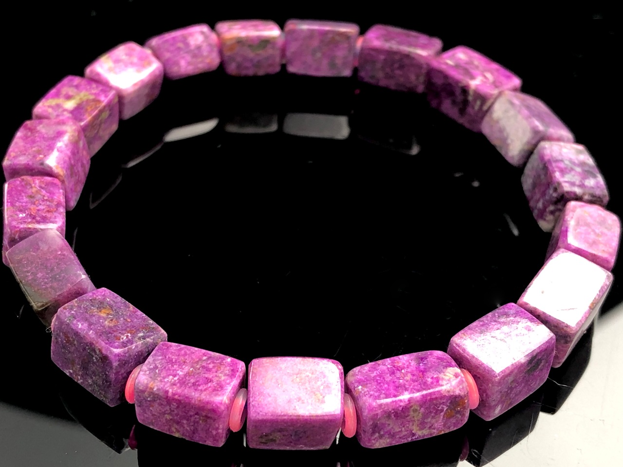 ��1��ʪ��Ķ��������������ҡ���󥰥��ȡ������եꥫ����ŷ���Х֥쥹��å�/�ԥ󥯥����饤��(����/Sugilite)/��7mm/1�ܡ�ŷ����/�ѥ���ȡ���ۡڥ���ꥫ�ġ����󡦹��Ÿ�����������Ͻ�Ÿ���㤤�դ���