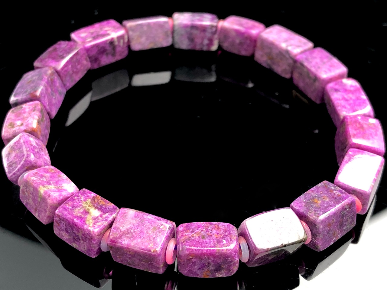 ��1��ʪ��Ķ��������������ҡ���󥰥��ȡ������եꥫ����ŷ���Х֥쥹��å�/�ԥ󥯥����饤��(����/Sugilite)/��7mm/1�ܡ�ŷ����/�ѥ���ȡ���ۡڥ���ꥫ�ġ����󡦹��Ÿ�����������Ͻ�Ÿ���㤤�դ���