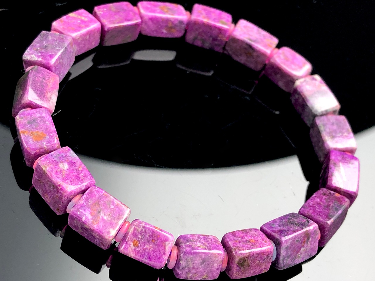 ��1��ʪ��Ķ��������������ҡ���󥰥��ȡ������եꥫ����ŷ���Х֥쥹��å�/�ԥ󥯥����饤��(����/Sugilite)/��7mm/1�ܡ�ŷ����/�ѥ���ȡ���ۡڥ���ꥫ�ġ����󡦹��Ÿ�����������Ͻ�Ÿ���㤤�դ���