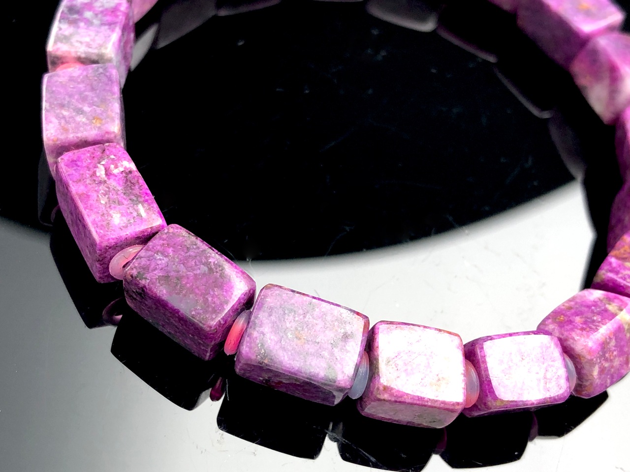 ��1��ʪ��Ķ��������������ҡ���󥰥��ȡ������եꥫ����ŷ���Х֥쥹��å�/�ԥ󥯥����饤��(����/Sugilite)/��7mm/1�ܡ�ŷ����/�ѥ���ȡ���ۡڥ���ꥫ�ġ����󡦹��Ÿ�����������Ͻ�Ÿ���㤤�դ���