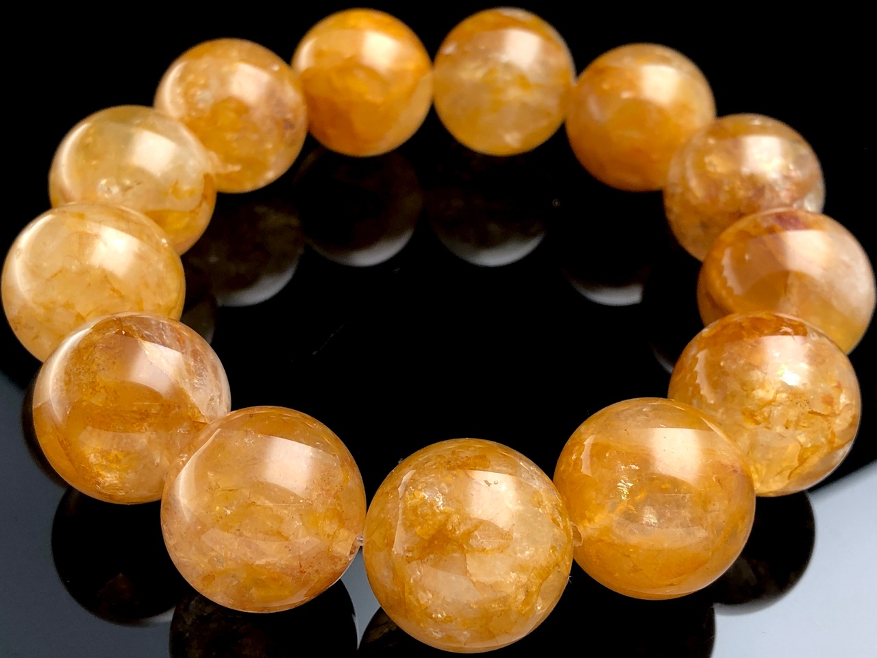 ��1��ʪ�ۥ֥饸�뻺��ŷ���Х֥쥹��å�/���������饤��ʥ��ȥ��󥯥�����(�������饯������/Aurora Quartz/Limonite in Quartz/��Ŵ��/����徽)/�饦���/��19mm/1�ܡ�ŷ����/�ѥ���ȡ���ۡڥ���ꥫ�ġ����󡦹��Ÿ�����������Ͻ�Ÿ���㤤�դ���