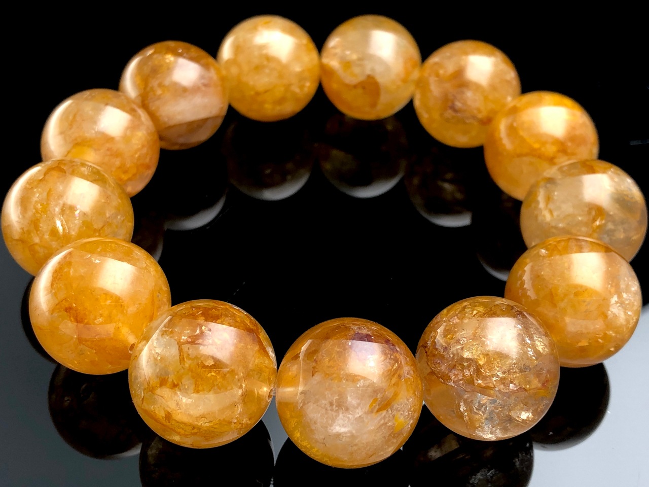 ��1��ʪ�ۥ֥饸�뻺��ŷ���Х֥쥹��å�/���������饤��ʥ��ȥ��󥯥�����(�������饯������/Aurora Quartz/Limonite in Quartz/��Ŵ��/����徽)/�饦���/��19mm/1�ܡ�ŷ����/�ѥ���ȡ���ۡڥ���ꥫ�ġ����󡦹��Ÿ�����������Ͻ�Ÿ���㤤�դ���