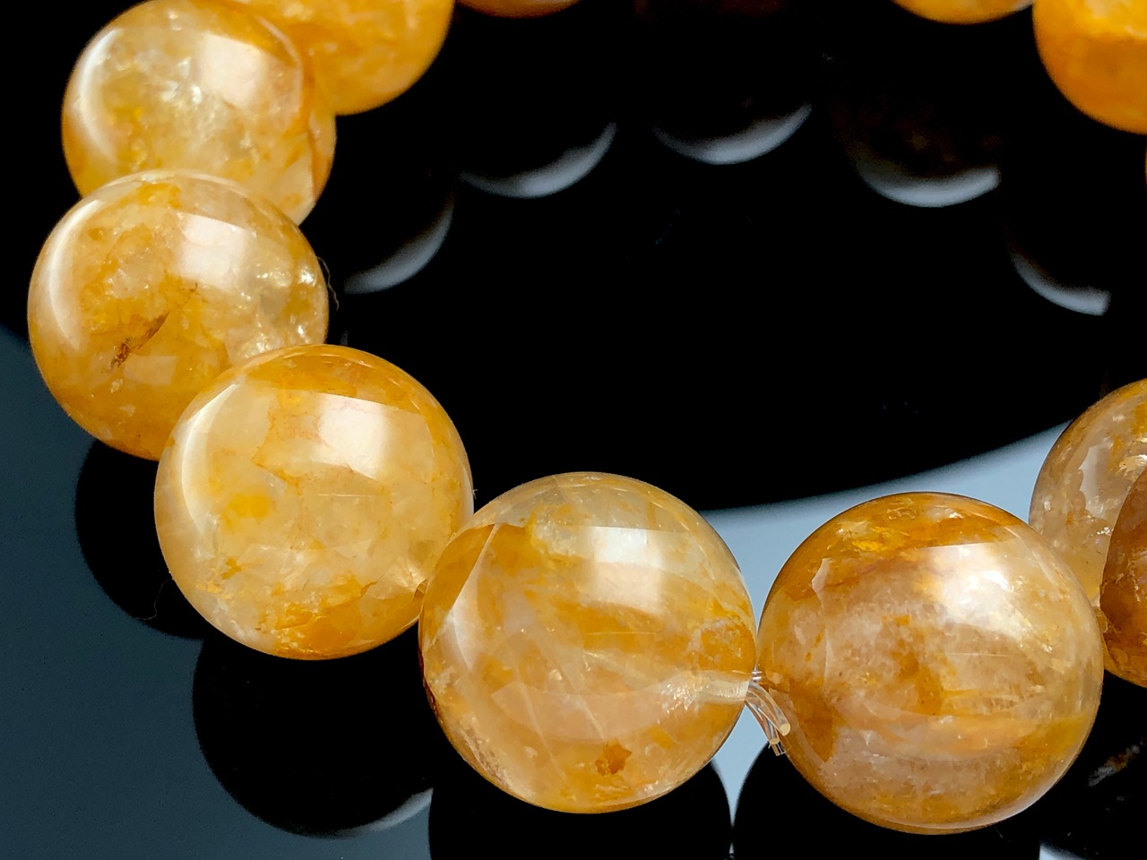 ��1��ʪ�ۥ֥饸�뻺��ŷ���Х֥쥹��å�/���������饤��ʥ��ȥ��󥯥�����(�������饯������/Aurora Quartz/Limonite in Quartz/��Ŵ��/����徽)/�饦���/��19mm/1�ܡ�ŷ����/�ѥ���ȡ���ۡڥ���ꥫ�ġ����󡦹��Ÿ�����������Ͻ�Ÿ���㤤�դ���