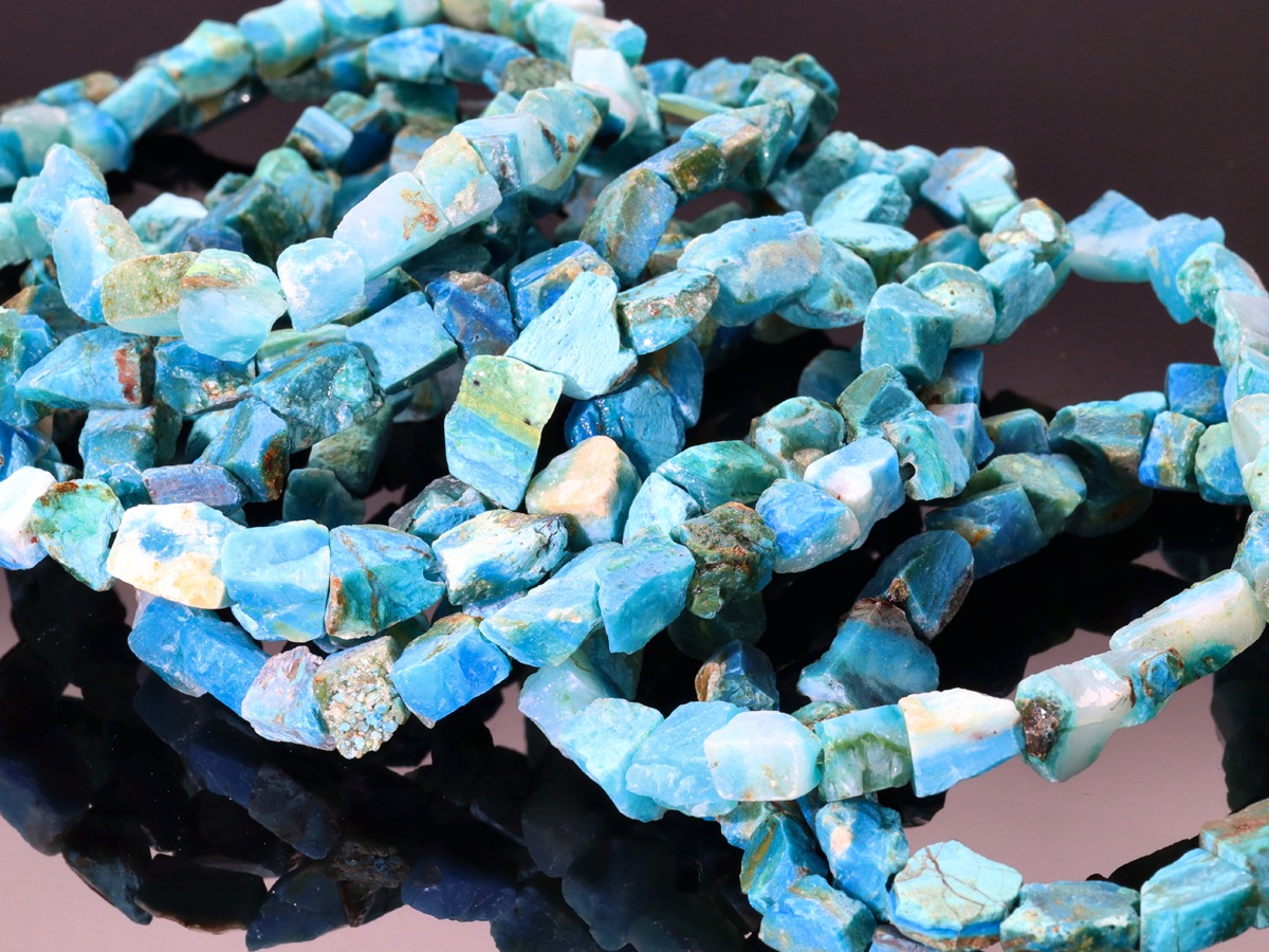 ��������ȯ���������˴�Ӥ�⤿�餹�С�5A/ŷ���Х֥쥹��å�/�֥롼���ѡ���(Blue Opal/������)/����֥�/��6��8mm/1�ܡ�ŷ����/�ѥ���ȡ���ۡڥ���ꥫ�ġ����󡦹��Ÿ�����������Ͻ�Ÿ���㤤�դ���