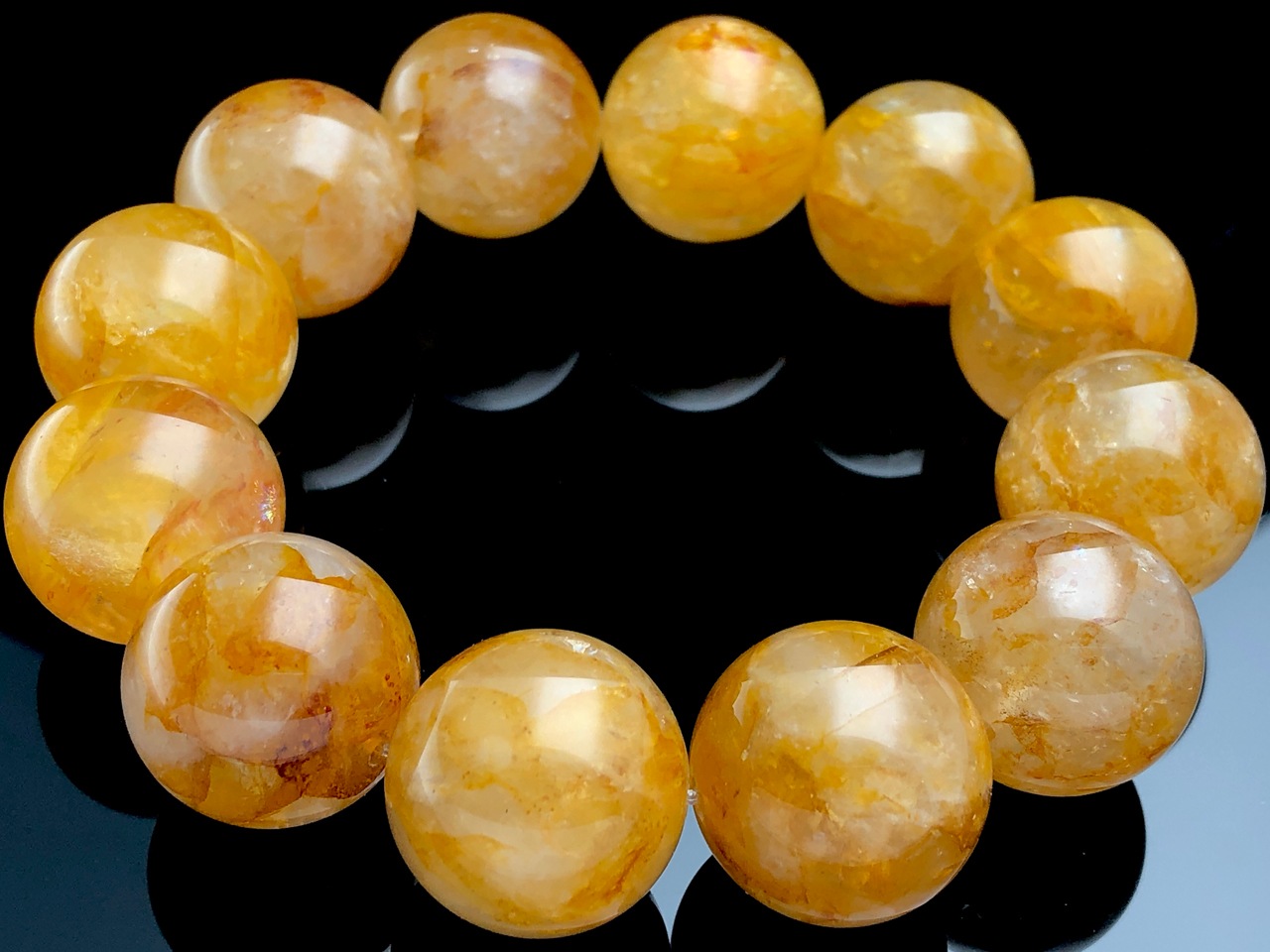 ¡Ú1ÅÀʪ¡Û¥Ö¥é¥¸¥ë»º¡úÅ·Á³ÀХ֥쥹¥ì¥Ã¥È/¥¤¥¨¥í¡¼¥é¥¤¥â¥Ê¥¤¥È¥¤¥ó¥¯¥©¡¼¥Ä(¥ª¡¼¥í¥é¥¯¥©¡¼¥Ä/Aurora Quartz/Limonite in Quartz/³ìÅ´¹Û/¶âµû¿å¾½)/¥é¥¦¥ó¥É/Ìó19mm/1ËÜ¡ÚÅ·Á³ÀÐ/¥Ñ¥ï¡¼¥¹¥È¡¼¥ó¡Û¡Ú¥¢¥á¥ê¥«¥Ä¡¼¥½¥ó¡¦¹á¹ÁŸ¼¨²ñ¡¦À¤³¦³ÆÃϽПÉÊÇ㤤ÉÕ¤±¡Û