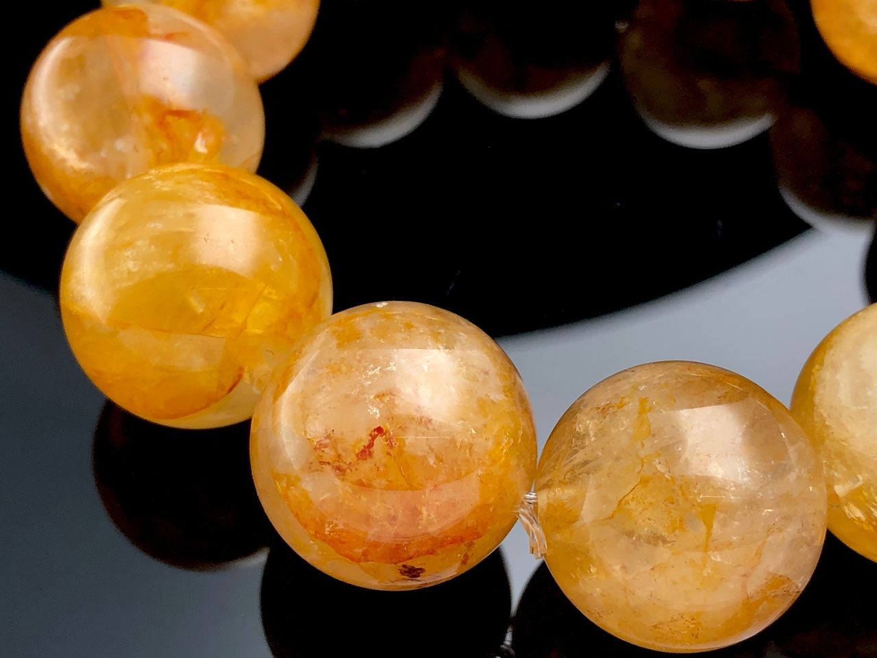 ¡Ú1ÅÀʪ¡Û¥Ö¥é¥¸¥ë»º¡úÅ·Á³ÀХ֥쥹¥ì¥Ã¥È/¥¤¥¨¥í¡¼¥é¥¤¥â¥Ê¥¤¥È¥¤¥ó¥¯¥©¡¼¥Ä(¥ª¡¼¥í¥é¥¯¥©¡¼¥Ä/Aurora Quartz/Limonite in Quartz/³ìÅ´¹Û/¶âµû¿å¾½)/¥é¥¦¥ó¥É/Ìó19mm/1ËÜ¡ÚÅ·Á³ÀÐ/¥Ñ¥ï¡¼¥¹¥È¡¼¥ó¡Û¡Ú¥¢¥á¥ê¥«¥Ä¡¼¥½¥ó¡¦¹á¹ÁŸ¼¨²ñ¡¦À¤³¦³ÆÃϽПÉÊÇ㤤ÉÕ¤±¡Û