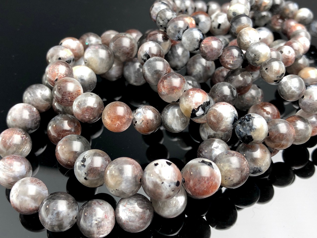 ���������顼��ŷ���Х֥쥹��å�/���ӥ����ȡʷ�Ĺ����Ĺ��/Larvikite��/�饦���/��8mm/1�ܡ�ŷ����/�ѥ���ȡ���ۡڥ���ꥫ�ġ����󡦹��Ÿ�����������Ͻ�Ÿ���㤤�դ���