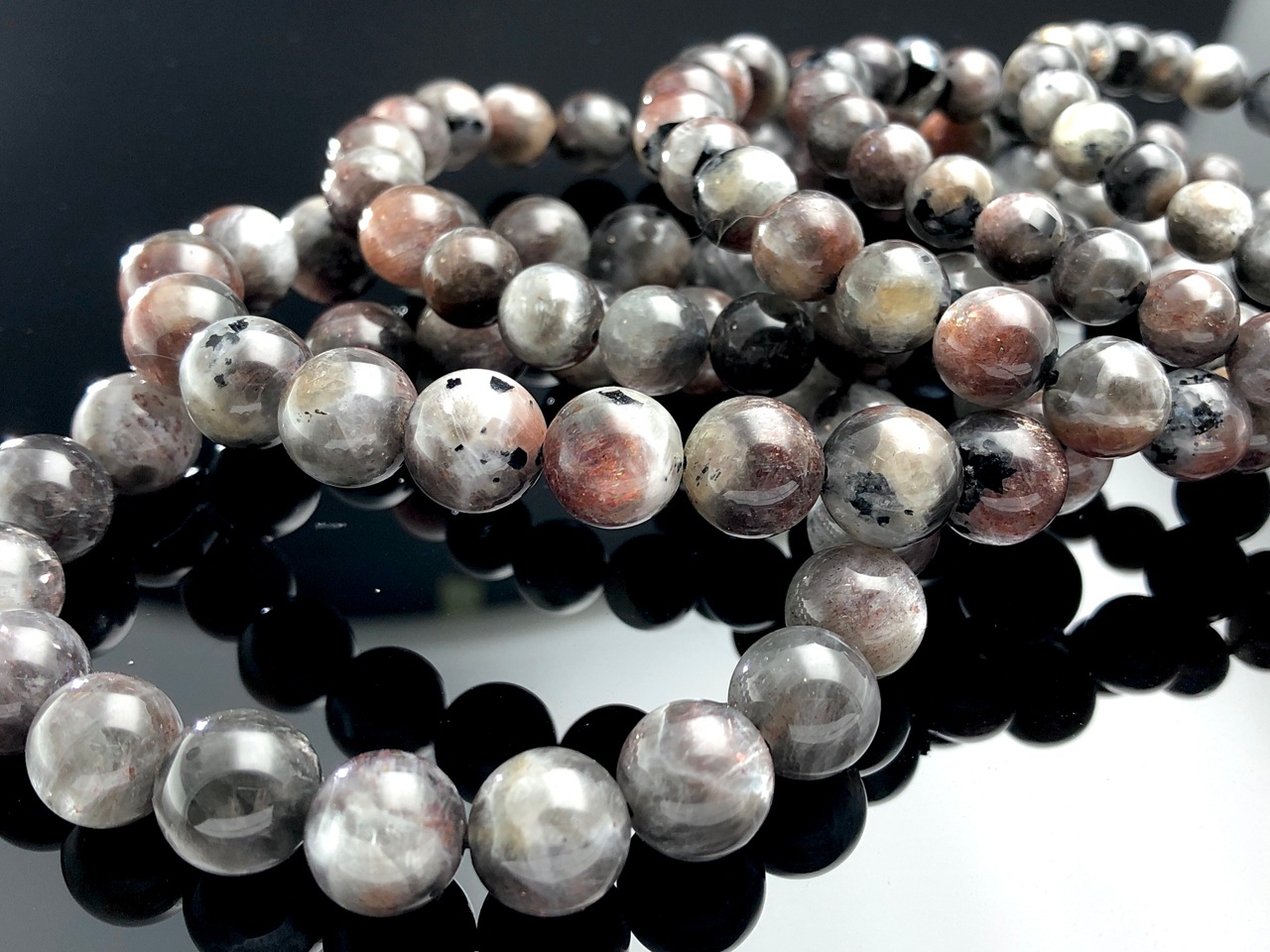 ���������顼��ŷ���Х֥쥹��å�/���ӥ����ȡʷ�Ĺ����Ĺ��/Larvikite��/�饦���/��8mm/1�ܡ�ŷ����/�ѥ���ȡ���ۡڥ���ꥫ�ġ����󡦹��Ÿ�����������Ͻ�Ÿ���㤤�դ���