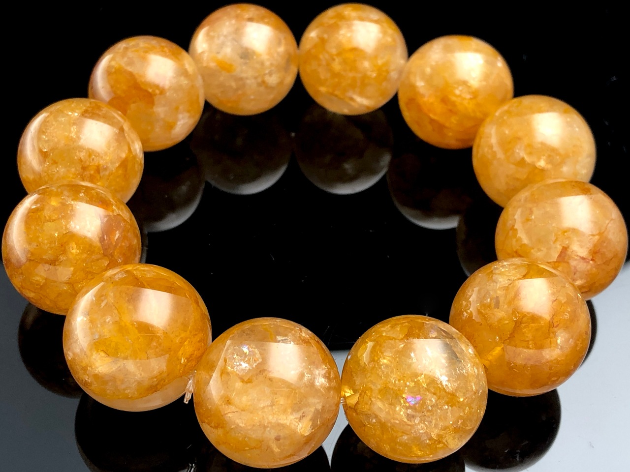 ��1��ʪ�ۥ֥饸�뻺��ŷ���Х֥쥹��å�/���������饤��ʥ��ȥ��󥯥�����(�������饯������/Aurora Quartz/Limonite in Quartz/��Ŵ��/����徽)/�饦���/��19mm/1�ܡ�ŷ����/�ѥ���ȡ���ۡڥ���ꥫ�ġ����󡦹��Ÿ�����������Ͻ�Ÿ���㤤�դ���