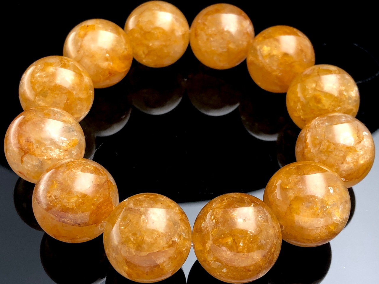 ��1��ʪ�ۥ֥饸�뻺��ŷ���Х֥쥹��å�/���������饤��ʥ��ȥ��󥯥�����(�������饯������/Aurora Quartz/Limonite in Quartz/��Ŵ��/����徽)/�饦���/��19mm/1�ܡ�ŷ����/�ѥ���ȡ���ۡڥ���ꥫ�ġ����󡦹��Ÿ�����������Ͻ�Ÿ���㤤�դ���