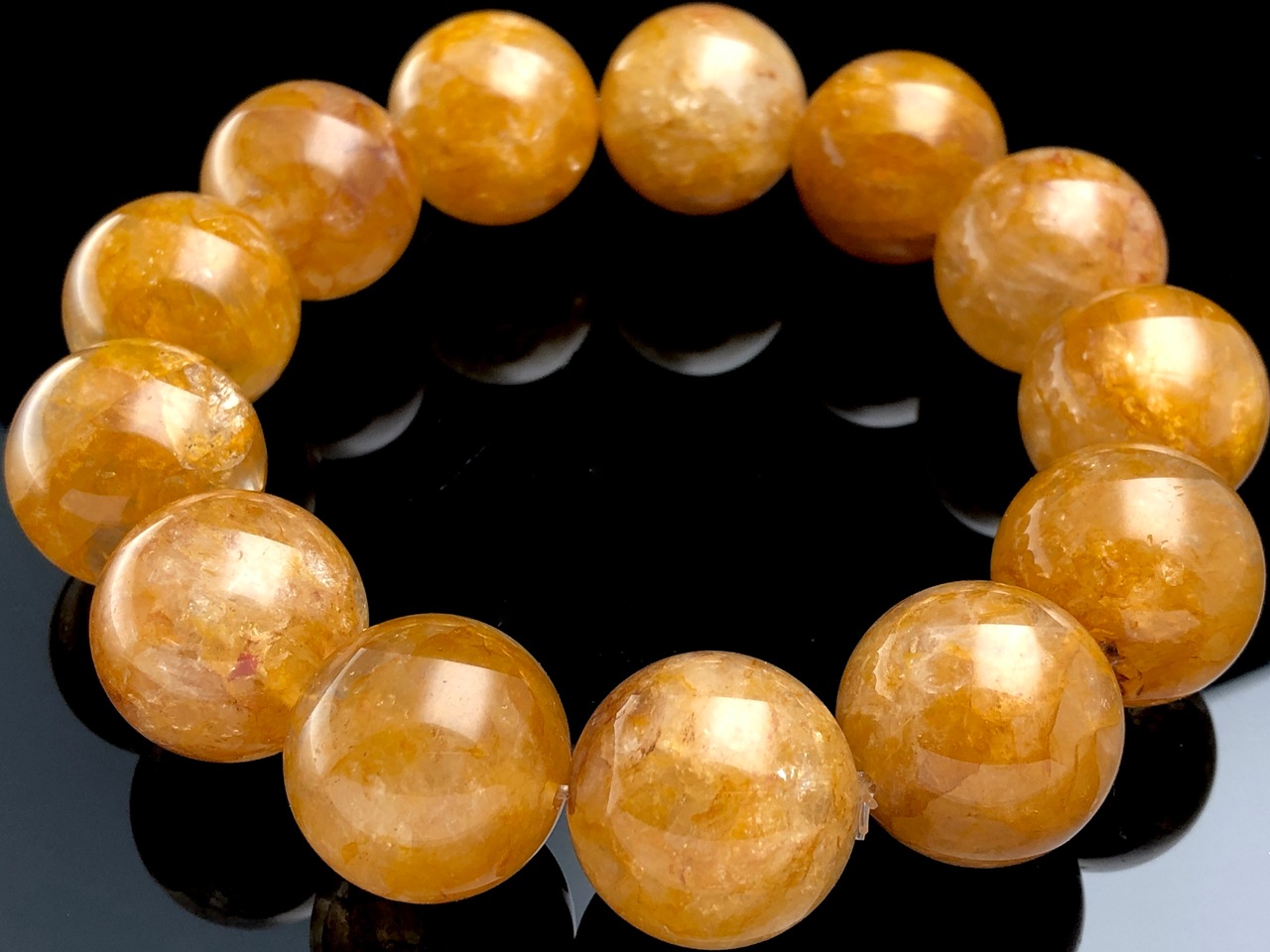 ��1��ʪ�ۥ֥饸�뻺��ŷ���Х֥쥹��å�/���������饤��ʥ��ȥ��󥯥�����(�������饯������/Aurora Quartz/Limonite in Quartz/��Ŵ��/����徽)/�饦���/��19mm/1�ܡ�ŷ����/�ѥ���ȡ���ۡڥ���ꥫ�ġ����󡦹��Ÿ�����������Ͻ�Ÿ���㤤�դ���