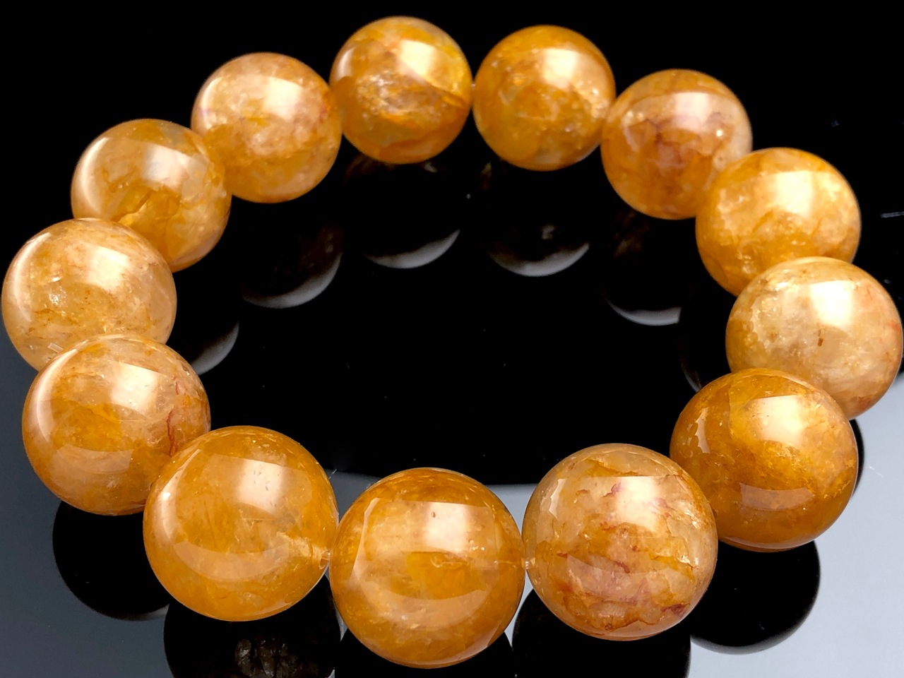 ��1��ʪ�ۥ֥饸�뻺��ŷ���Х֥쥹��å�/���������饤��ʥ��ȥ��󥯥�����(�������饯������/Aurora Quartz/Limonite in Quartz/��Ŵ��/����徽)/�饦���/��19mm/1�ܡ�ŷ����/�ѥ���ȡ���ۡڥ���ꥫ�ġ����󡦹��Ÿ�����������Ͻ�Ÿ���㤤�դ���