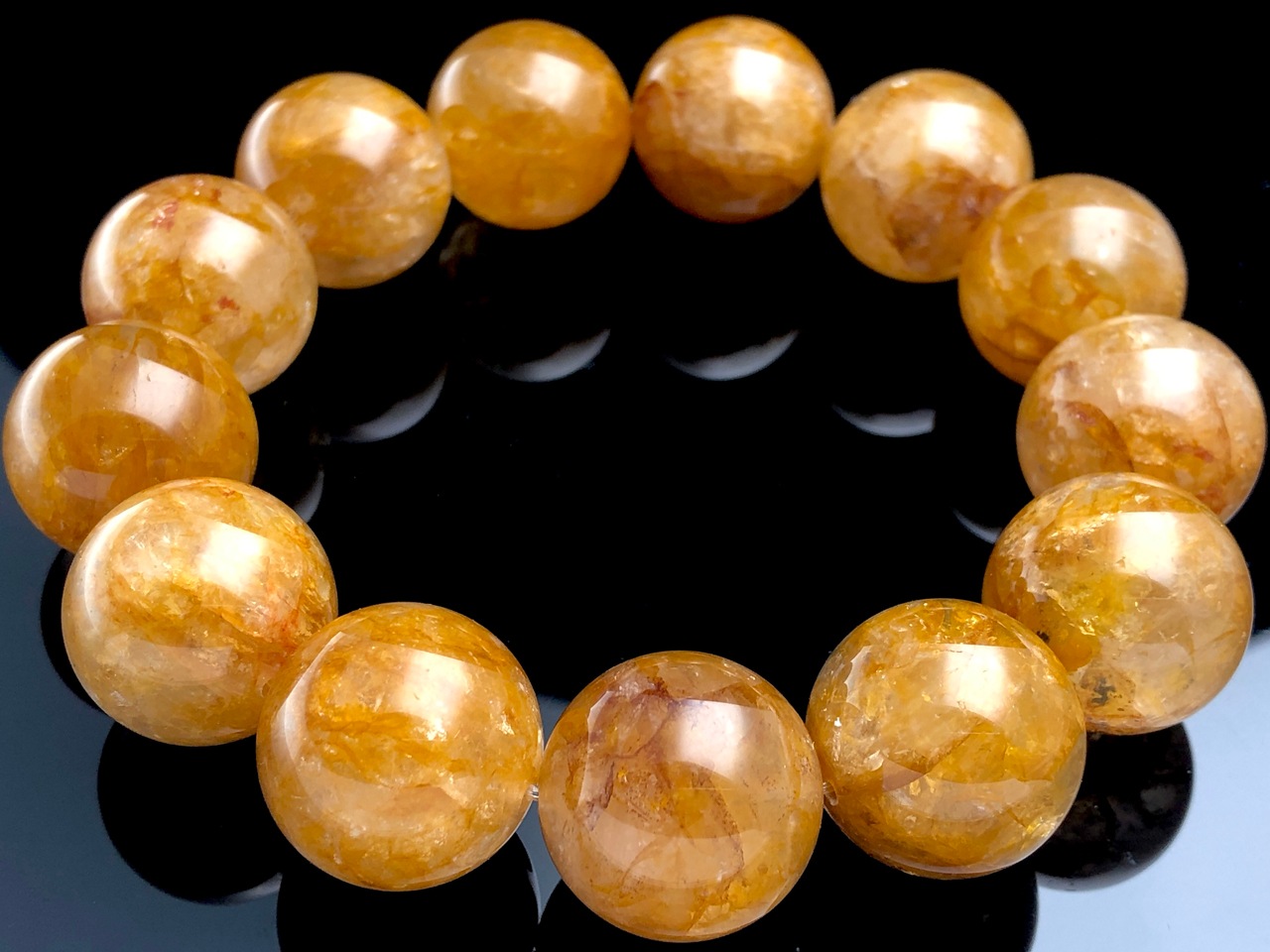 ��1��ʪ�ۥ֥饸�뻺��ŷ���Х֥쥹��å�/���������饤��ʥ��ȥ��󥯥�����(�������饯������/Aurora Quartz/Limonite in Quartz/��Ŵ��/����徽)/�饦���/��19mm/1�ܡ�ŷ����/�ѥ���ȡ���ۡڥ���ꥫ�ġ����󡦹��Ÿ�����������Ͻ�Ÿ���㤤�դ���