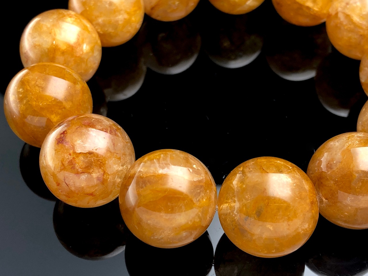 ��1��ʪ�ۥ֥饸�뻺��ŷ���Х֥쥹��å�/���������饤��ʥ��ȥ��󥯥�����(�������饯������/Aurora Quartz/Limonite in Quartz/��Ŵ��/����徽)/�饦���/��19mm/1�ܡ�ŷ����/�ѥ���ȡ���ۡڥ���ꥫ�ġ����󡦹��Ÿ�����������Ͻ�Ÿ���㤤�դ���