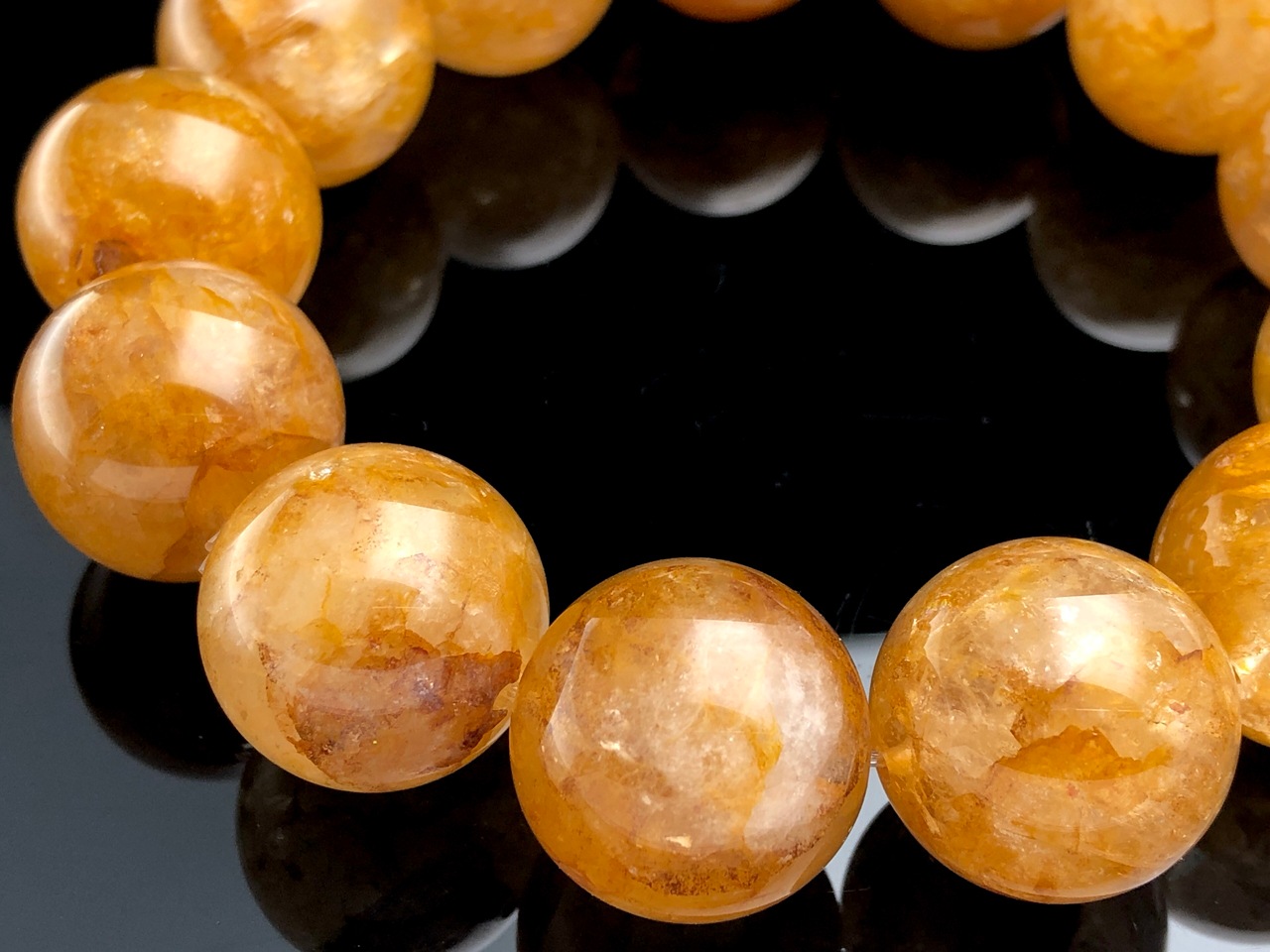 ��1��ʪ�ۥ֥饸�뻺��ŷ���Х֥쥹��å�/���������饤��ʥ��ȥ��󥯥�����(�������饯������/Aurora Quartz/Limonite in Quartz/��Ŵ��/����徽)/�饦���/��19mm/1�ܡ�ŷ����/�ѥ���ȡ���ۡڥ���ꥫ�ġ����󡦹��Ÿ�����������Ͻ�Ÿ���㤤�դ���