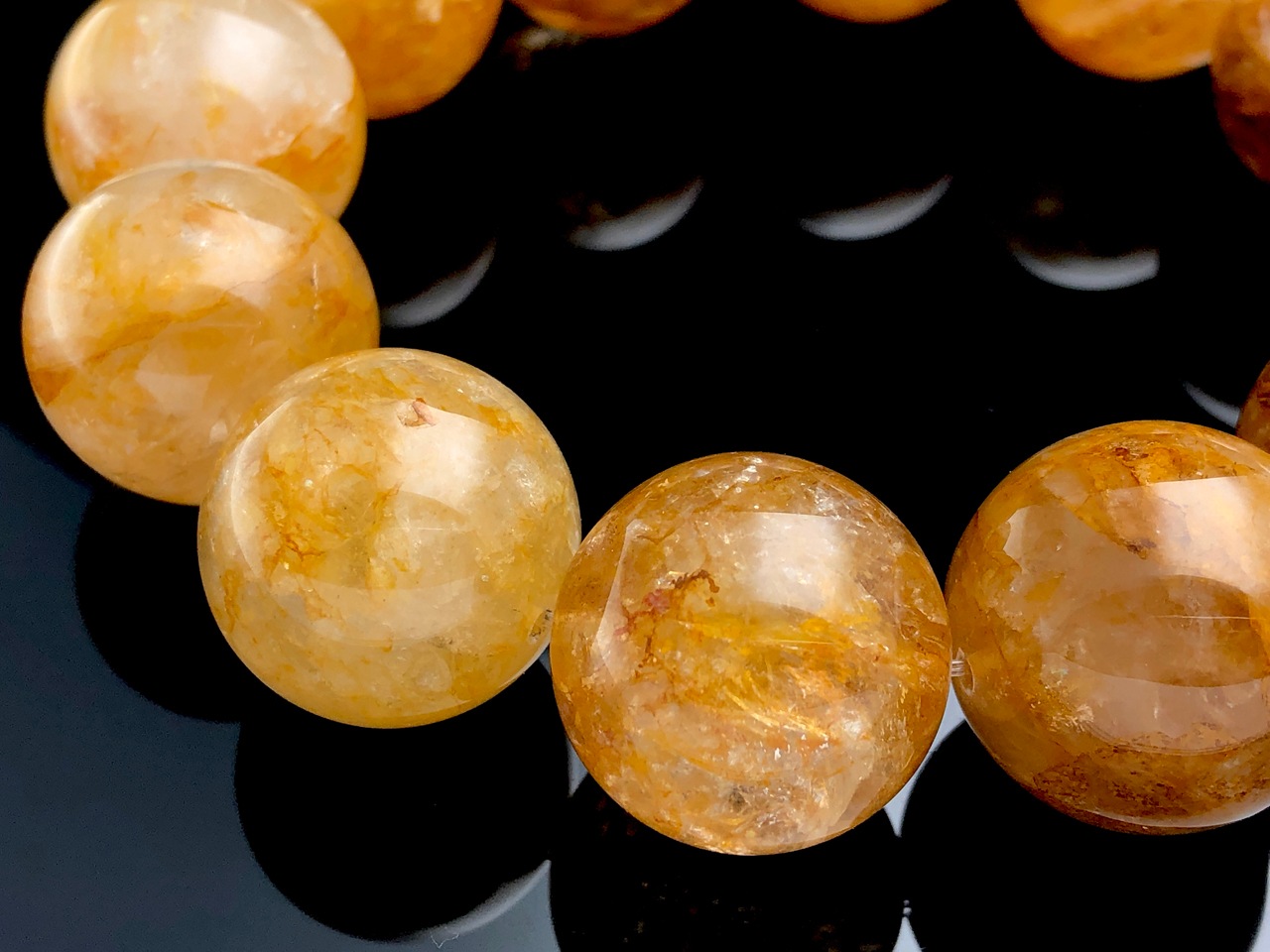 ��1��ʪ�ۥ֥饸�뻺��ŷ���Х֥쥹��å�/���������饤��ʥ��ȥ��󥯥�����(�������饯������/Aurora Quartz/Limonite in Quartz/��Ŵ��/����徽)/�饦���/��20-21mm/1�ܡ�ŷ����/�ѥ���ȡ���ۡڥ���ꥫ�ġ����󡦹��Ÿ�����������Ͻ�Ÿ���㤤�դ���