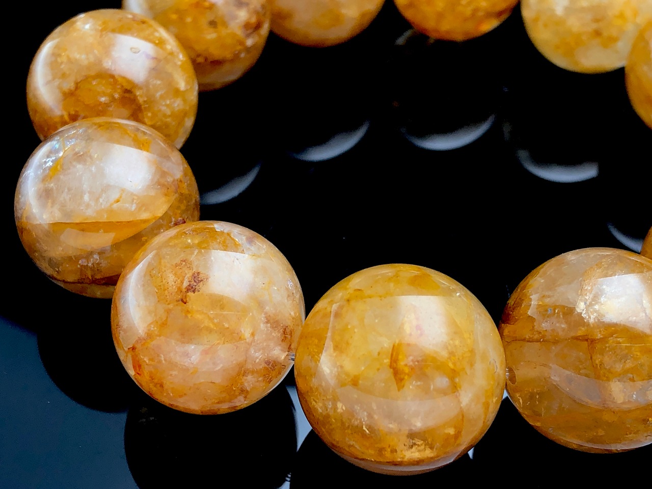 ��1��ʪ�ۥ֥饸�뻺��ŷ���Х֥쥹��å�/���������饤��ʥ��ȥ��󥯥�����(�������饯������/Aurora Quartz/Limonite in Quartz/��Ŵ��/����徽)/�饦���/��20-21mm/1�ܡ�ŷ����/�ѥ���ȡ���ۡڥ���ꥫ�ġ����󡦹��Ÿ�����������Ͻ�Ÿ���㤤�դ���