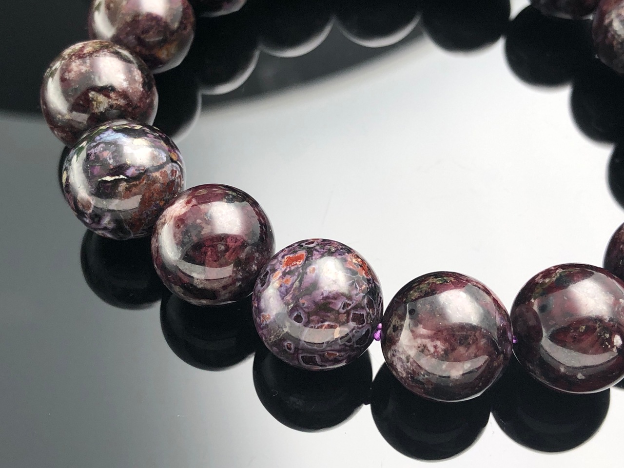 ��SALE50��OFF�ۡ�1��ʪ����������ҡ���󥰥��ȡ������եꥫ����ŷ���Х֥쥹��å�/�����饤��(����/Sugilite)/�饦���/��13mm/1�ܡ�ŷ����/�ѥ���ȡ���ۡڥ���ꥫ�ġ����󡦹��Ÿ�����������Ͻ�Ÿ���㤤�դ���