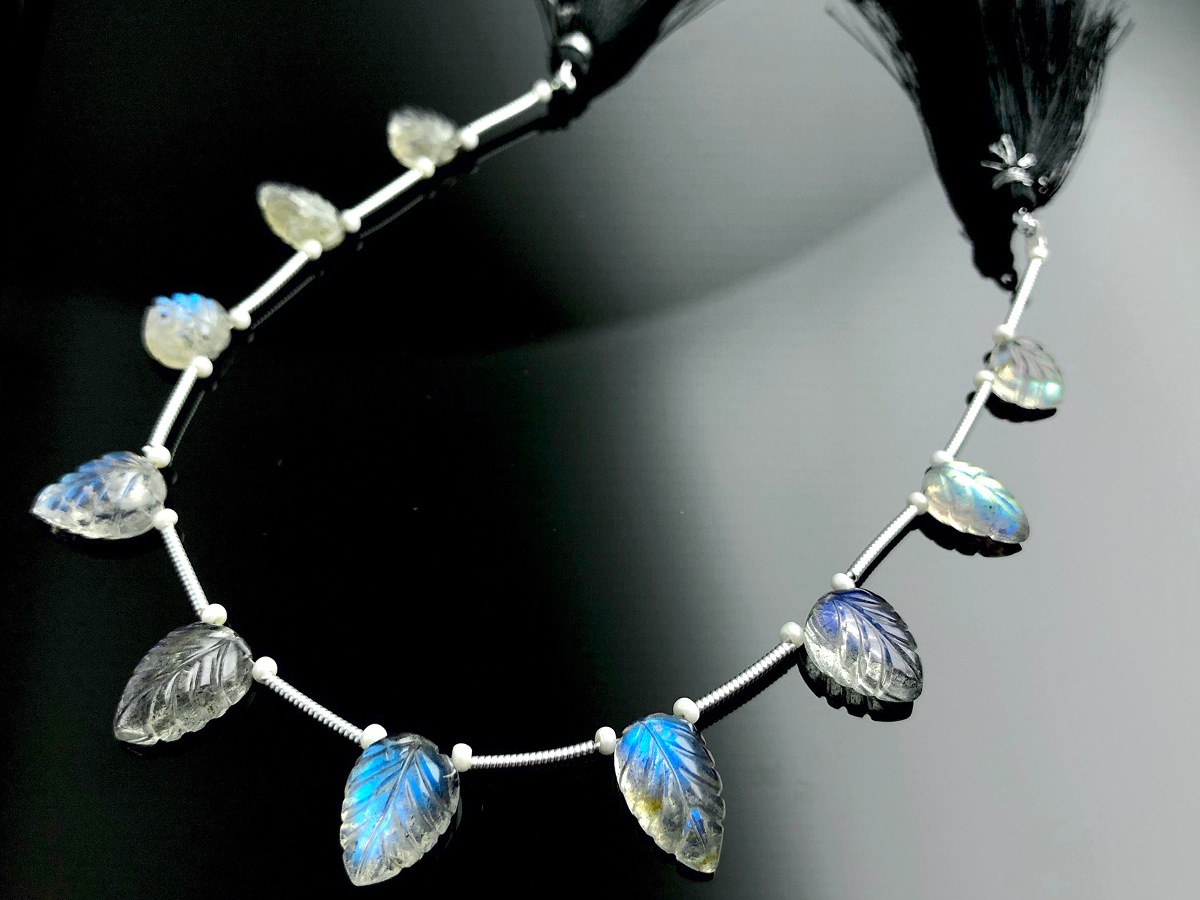 �����м��۹��ʼ�����ɥӡ�����������ȯ���ȥ��åȡ�ŷ���Хӡ���/��֥�ɥ饤�ȡ�Labradorite/�⳥Ĺ�С�/�꡼�ե��åȡ�����ǡ������/��7-16��3-9��2-4mm/1Ϣ��ŷ����/�ѥ���ȡ���ۡڥ���ꥫ�ġ����󡦹��Ÿ�����������Ͻ�Ÿ���㤤�դ���