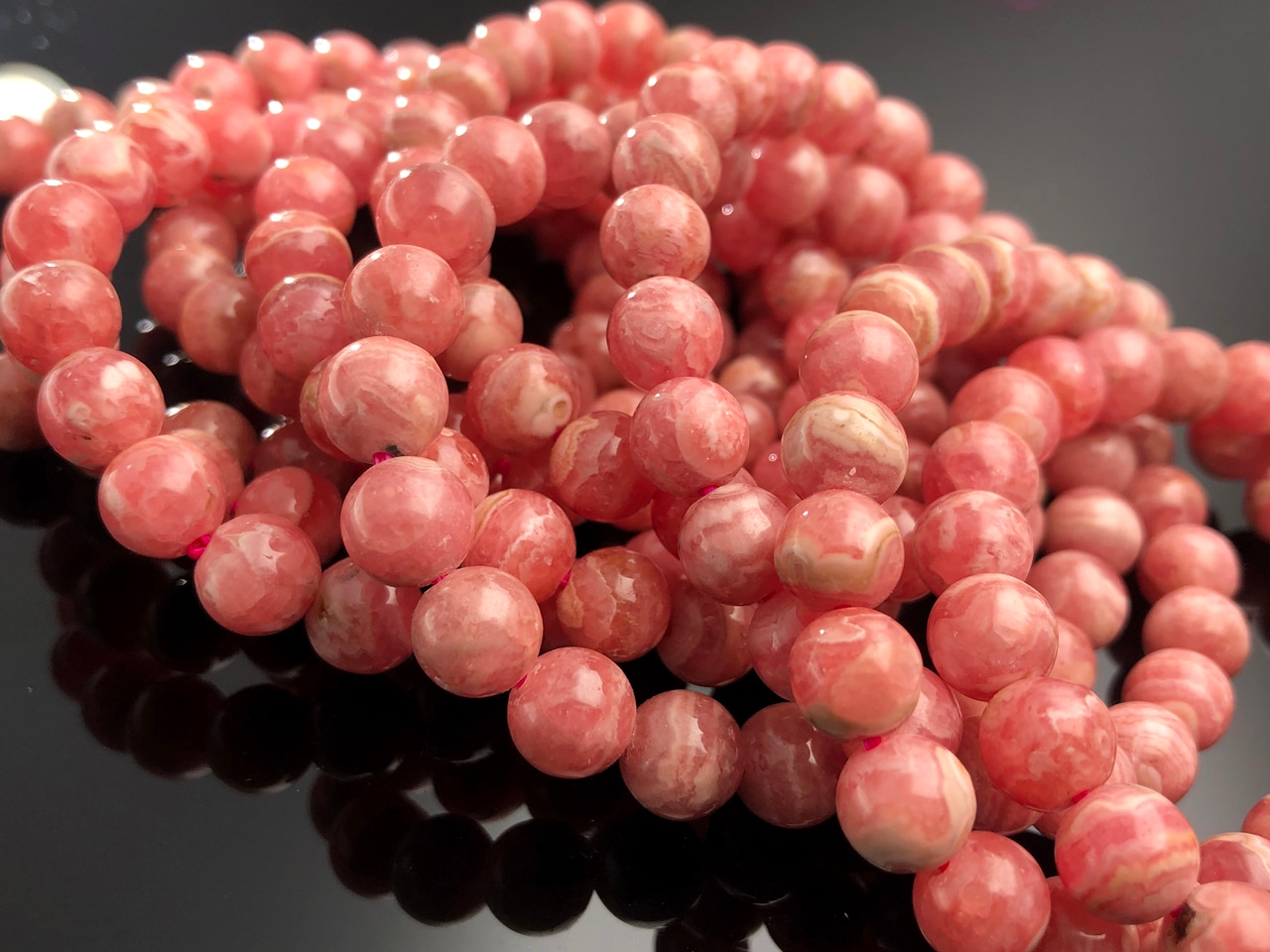 ȯԥ󥯥åɥ顼3A/ŷХ֥쥹å/󥫥ʥɥ/ɩޥ󥬥/Rhodochrosite /Incarose/饦/7mm/1ܡŷ/ѥȡۡڥꥫġ󡦹ŸϽŸ㤤դ