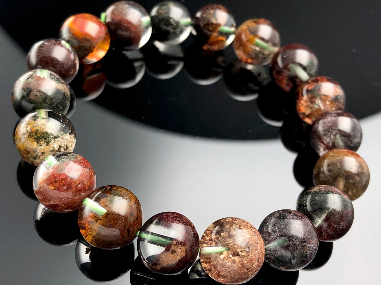 ��1��ʪ�ۥ쥢������Τ褦�ʼ�����¤���������������礤��FA���졼��/ŷ���Х֥쥹��å�/�ߥå��������ǥ󥯥�����(garden quartz/����徽)/�饦���/��11-12mm/1�ܡ�ŷ����/�ѥ���ȡ���ۡڥ���ꥫ�ġ����󡦹��Ÿ�����������Ͻ�Ÿ���㤤�դ���