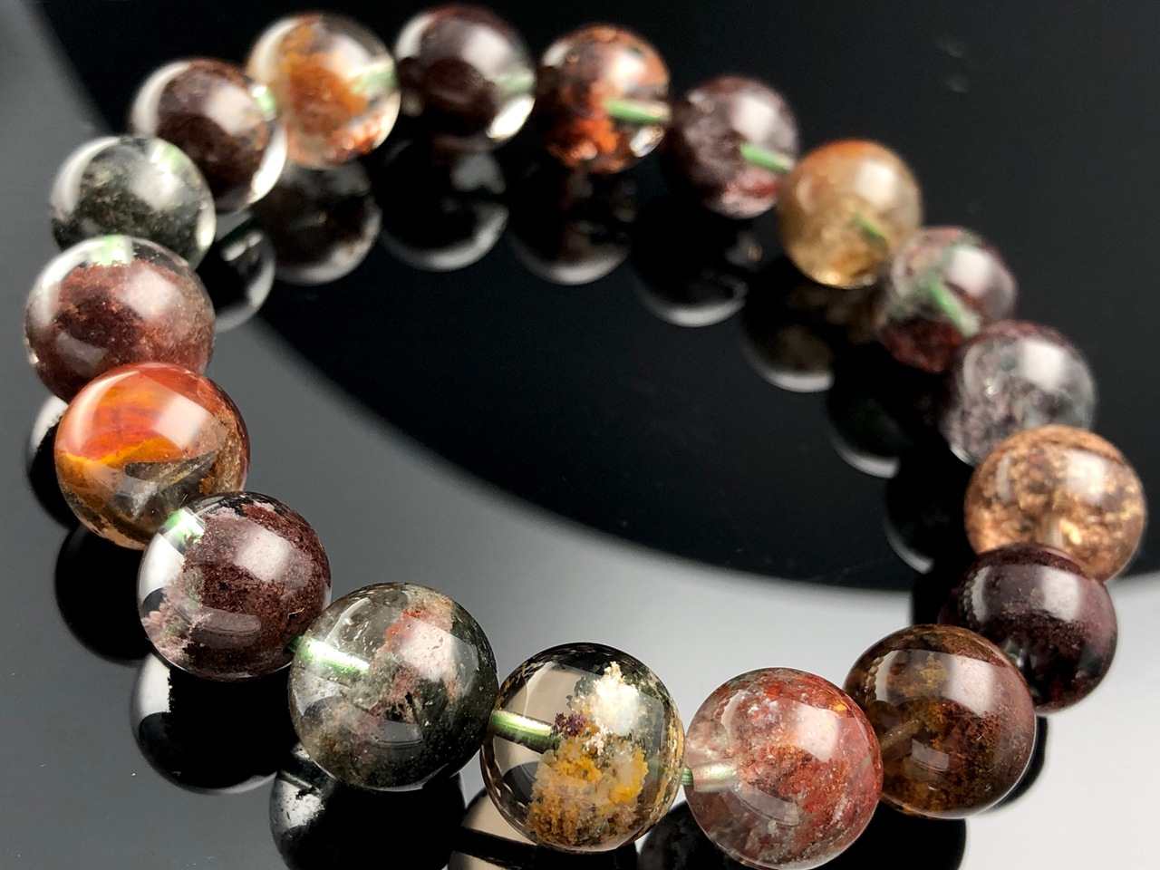 ��1��ʪ�ۥ쥢������Τ褦�ʼ�����¤���������������礤��FA���졼��/ŷ���Х֥쥹��å�/�ߥå��������ǥ󥯥�����(garden quartz/����徽)/�饦���/��11-12mm/1�ܡ�ŷ����/�ѥ���ȡ���ۡڥ���ꥫ�ġ����󡦹��Ÿ�����������Ͻ�Ÿ���㤤�դ���