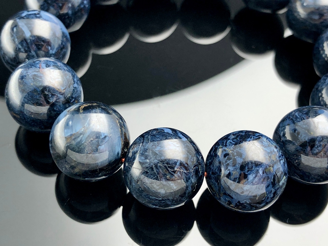 ��1��ʪ�۴������ݽ�Ū�����ͤȿ��̡��ʥߥӥ�����ŷ���Х֥쥹��å�/5A/�֥롼�ԡ����������ȡ�Pietersite/�����С�/�饦���/��15mm/1�ܡ�ŷ����/�ѥ���ȡ���ۡڥ���ꥫ�ġ����󡦹��Ÿ�����������Ͻ�Ÿ���㤤�դ���