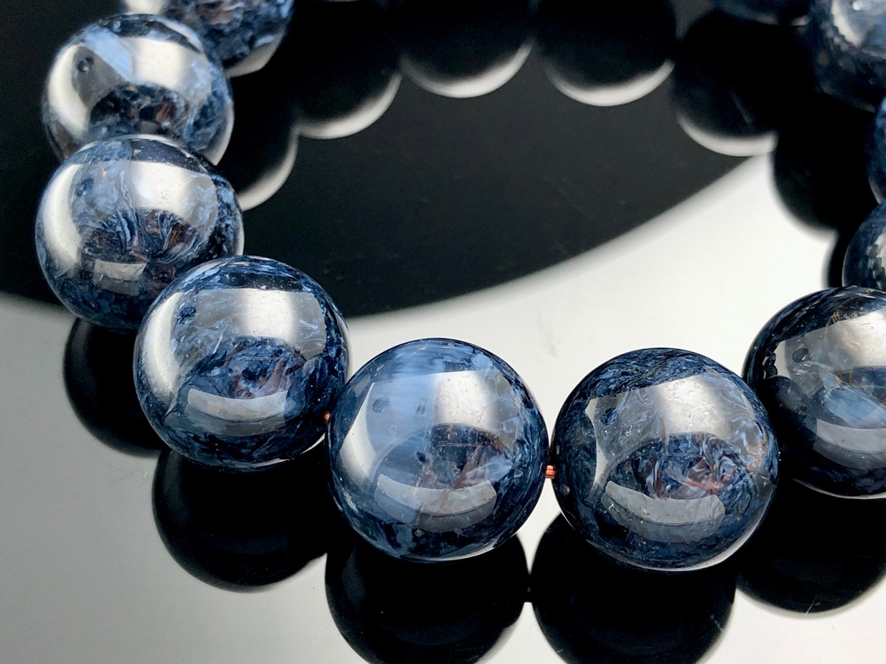 ��1��ʪ�۴������ݽ�Ū�����ͤȿ��̡��ʥߥӥ�����ŷ���Х֥쥹��å�/5A/�֥롼�ԡ����������ȡ�Pietersite/�����С�/�饦���/��15mm/1�ܡ�ŷ����/�ѥ���ȡ���ۡڥ���ꥫ�ġ����󡦹��Ÿ�����������Ͻ�Ÿ���㤤�դ���