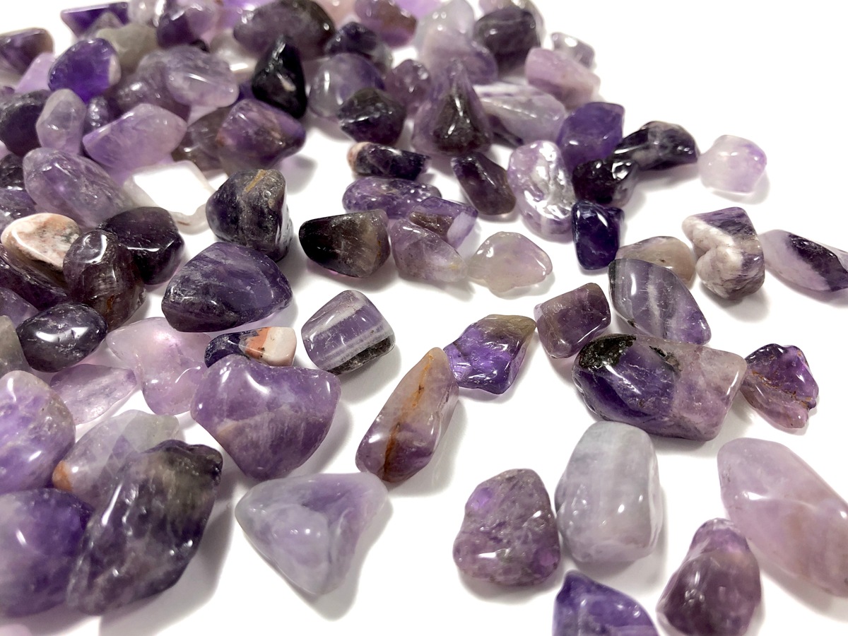 ͥ����ȯ������ŷ���Ф�������å�/�֥饸�뻺/���᥸���ȡ�Amethyst/��徽��/LL������/��100g/γ��������6-20mm��ŷ����/�ѥ���ȡ���ۡڥ���ꥫ�ġ����󡦹��Ÿ�����������Ͻ�Ÿ���㤤�դ���
