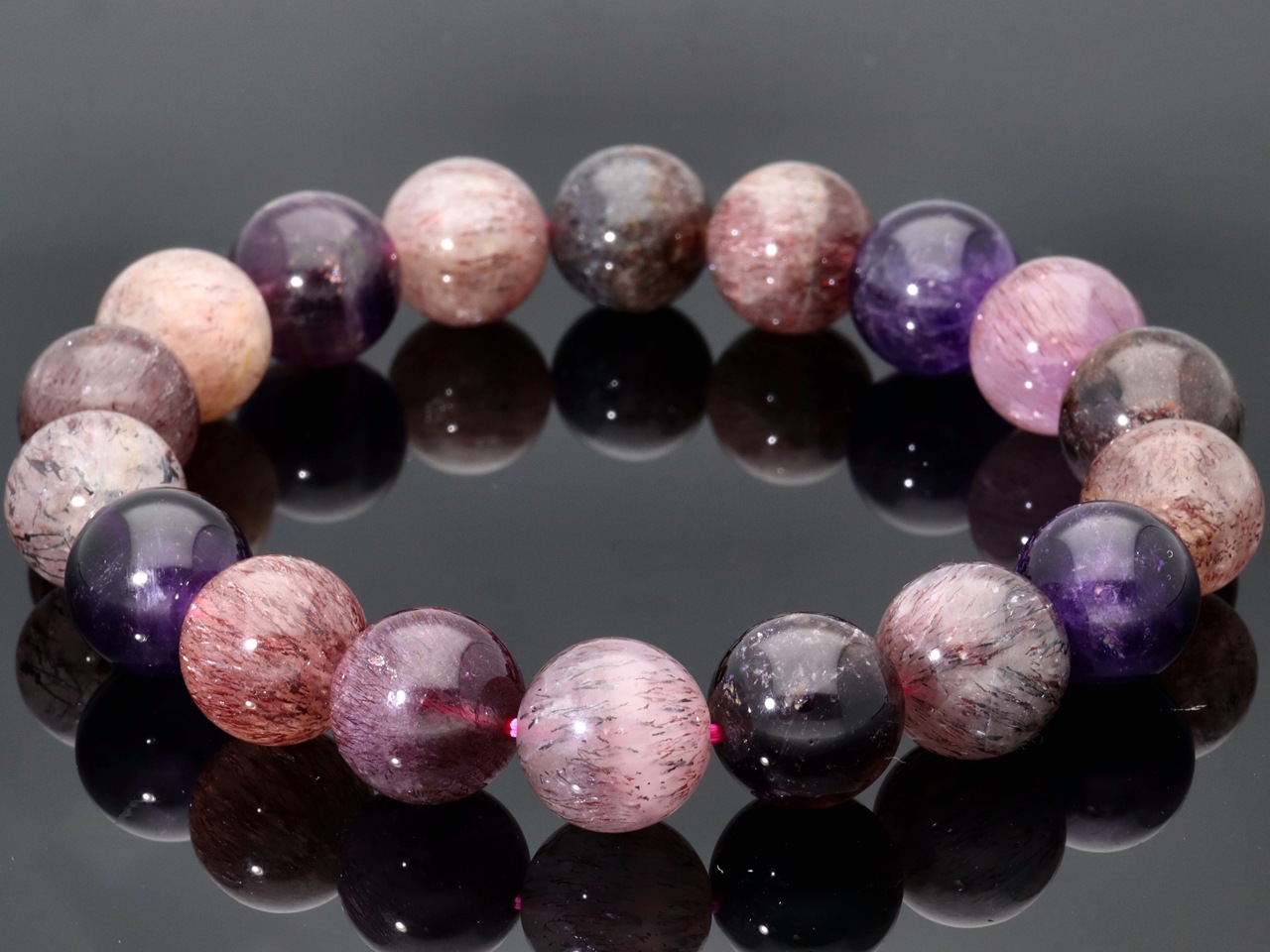 ��1��ʪ��5A���졼�ɡ�ǻ������ʪ��ŷ���Х֥쥹��å�/�����ѡ����֥�(Super seven/��������åɥ��֥�)/�饦���/��11mm/1�ܡ�ŷ����/�ѥ���ȡ���ۡڥ���ꥫ�ġ����󡦹��Ÿ�����������Ͻ�Ÿ���㤤�դ���