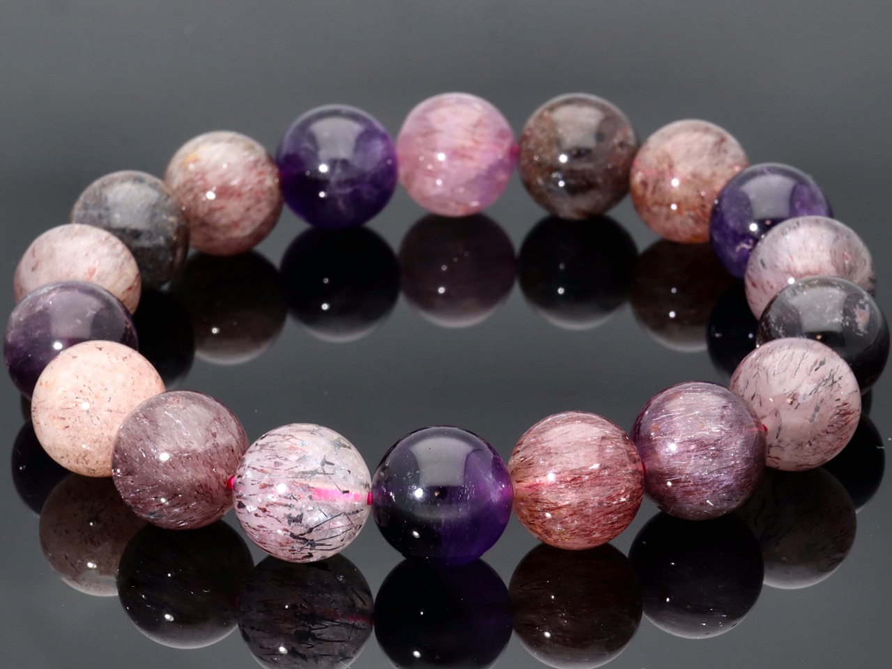 ��1��ʪ��5A���졼�ɡ�ǻ������ʪ��ŷ���Х֥쥹��å�/�����ѡ����֥�(Super seven/��������åɥ��֥�)/�饦���/��11mm/1�ܡ�ŷ����/�ѥ���ȡ���ۡڥ���ꥫ�ġ����󡦹��Ÿ�����������Ͻ�Ÿ���㤤�դ���