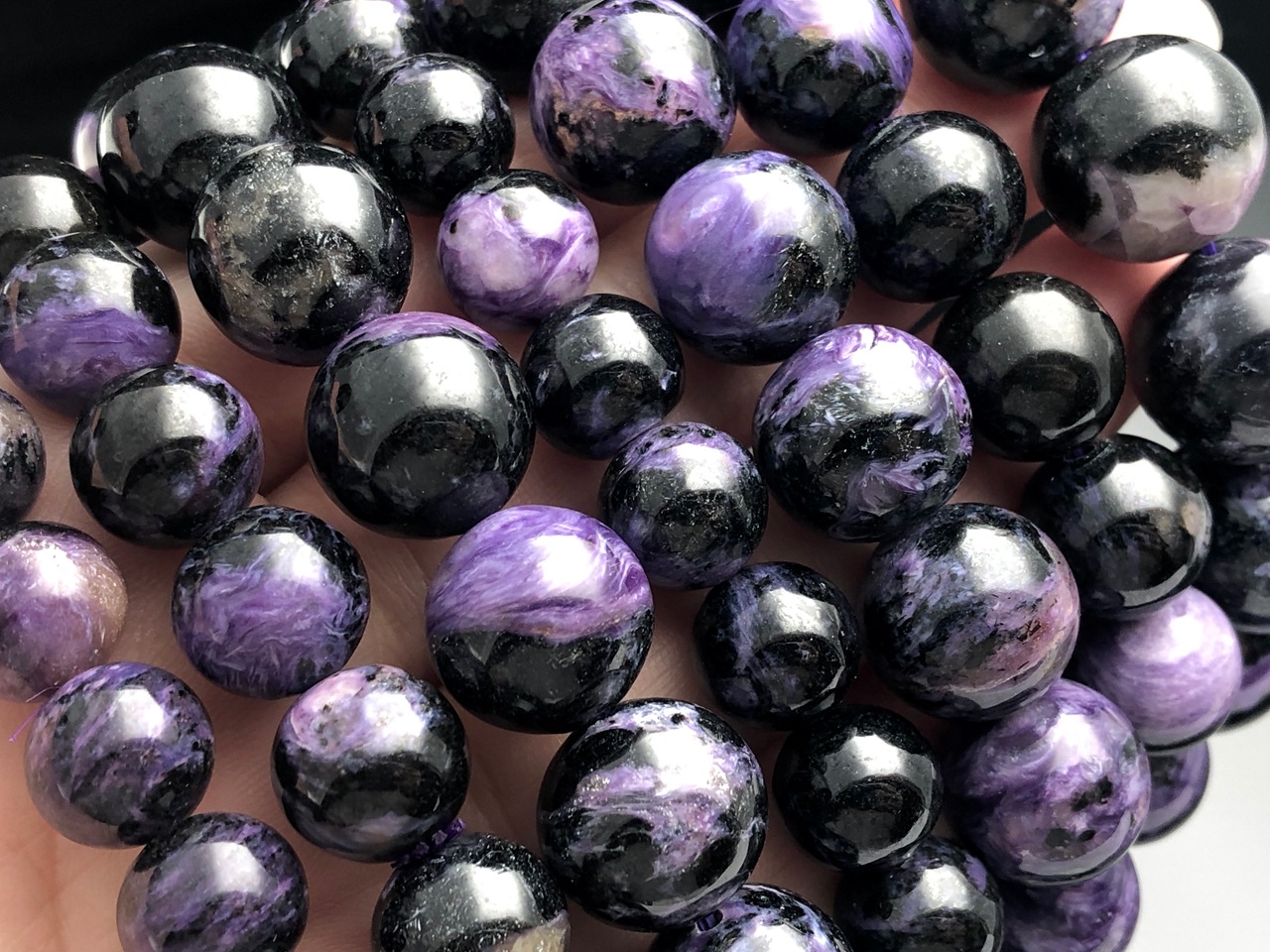 ����������ŷ���Х֥쥹��å�/�֥�å��ѡ��ץ����������ȡʥ������/Charoite��/�饦���/��16mm/1�ܡ�ŷ����/�ѥ���ȡ���ۡڥ���ꥫ�ġ����󡦹��Ÿ�����������Ͻ�Ÿ���㤤�դ���