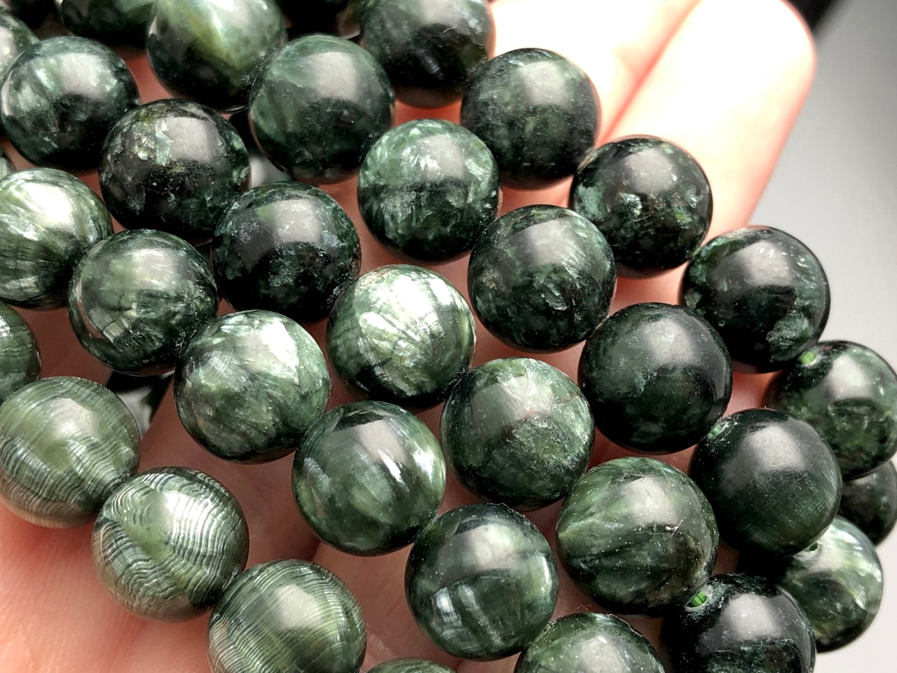 ¥í¥·¥¢»º¡úÅ·Á³ÀХ֥쥹¥ì¥Ã¥È/¥»¥é¥Õ¥£¥Ê¥¤¥È¡ÊSeraphinite/¥¯¥í¥Î¥¯¥ê¥¢/¼ÐÎÐÅ¥ÀСË/¥é¥¦¥ó¥É/Ìó10mm/1ËÜ¡ÚÅ·Á³ÀÐ/¥Ñ¥ï¡¼¥¹¥È¡¼¥ó¡Û¡Ú¥¢¥á¥ê¥«¥Ä¡¼¥½¥ó¡¦¹á¹ÁŸ¼¨²ñ¡¦À¤³¦³ÆÃϽПÉÊÇ㤤ÉÕ¤±¡Û