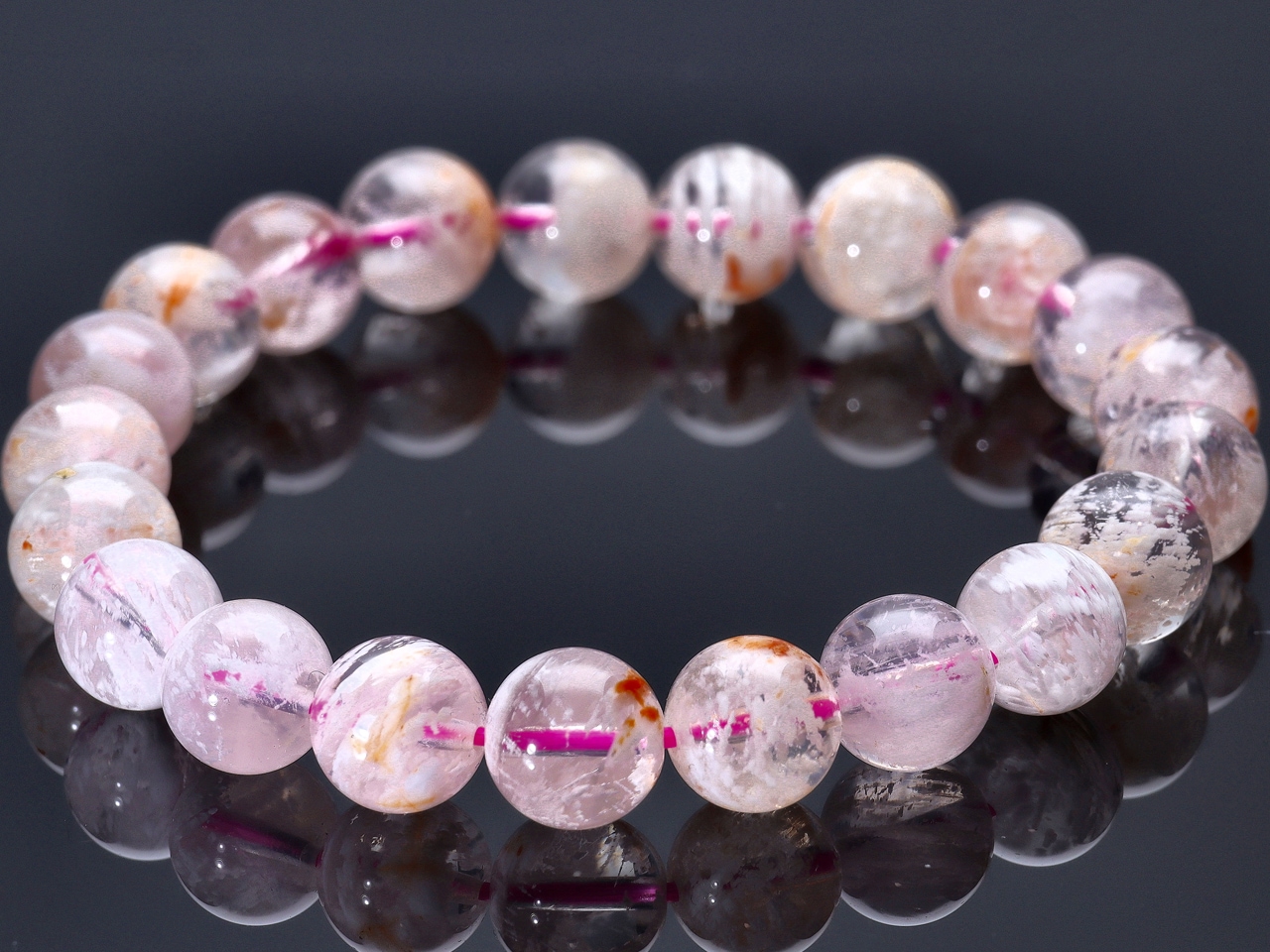 【超極上,超希少】ゴールドプラチナルチルクォーツ　ブレス　コレクション品　超美品 高品質ゴールドルチルクォーツ｜1月2日新着 | premium stone gallery