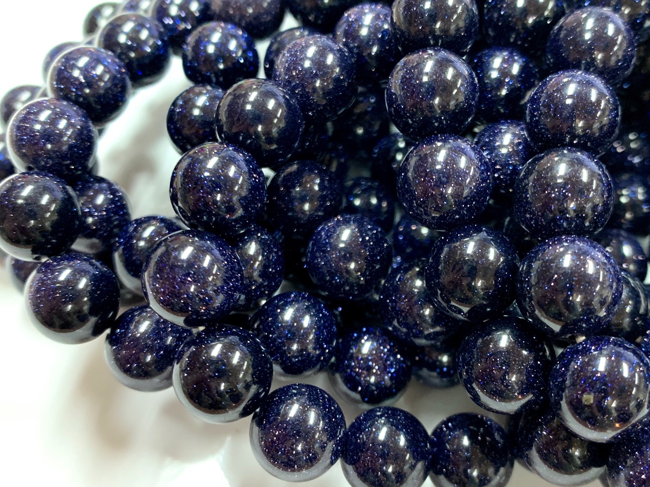 紫金石　パープル、ゴールドストーン　アヴェンチュリンガラス 紫金石 パープル、ゴールドストーン アヴェンチュリンガラス