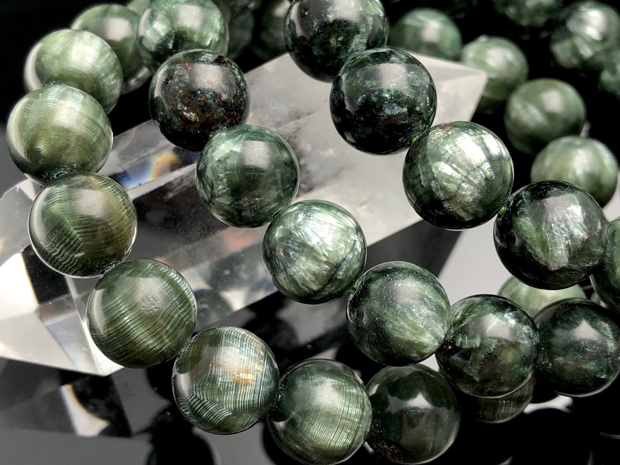 ����������ŷ���Х֥쥹��å�/����ե��ʥ��ȡ�Seraphinite/�����Υ��ꥢ/����ť�С�/�饦���/��10mm/1�ܡ�ŷ����/�ѥ���ȡ���ۡڥ���ꥫ�ġ����󡦹��Ÿ�����������Ͻ�Ÿ���㤤�դ���