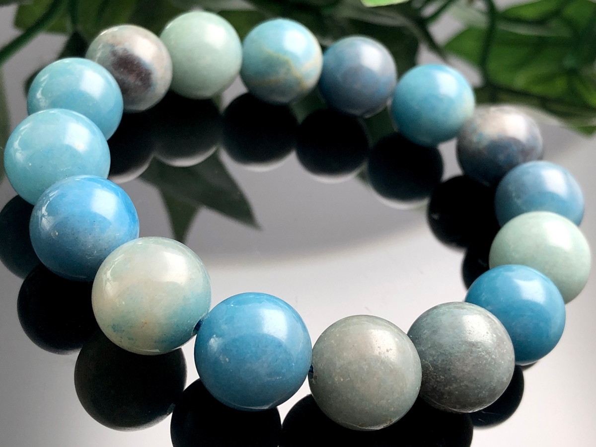 1点物】希少石☆北欧の妖精☆天然石ブレスレット/スコルザライト