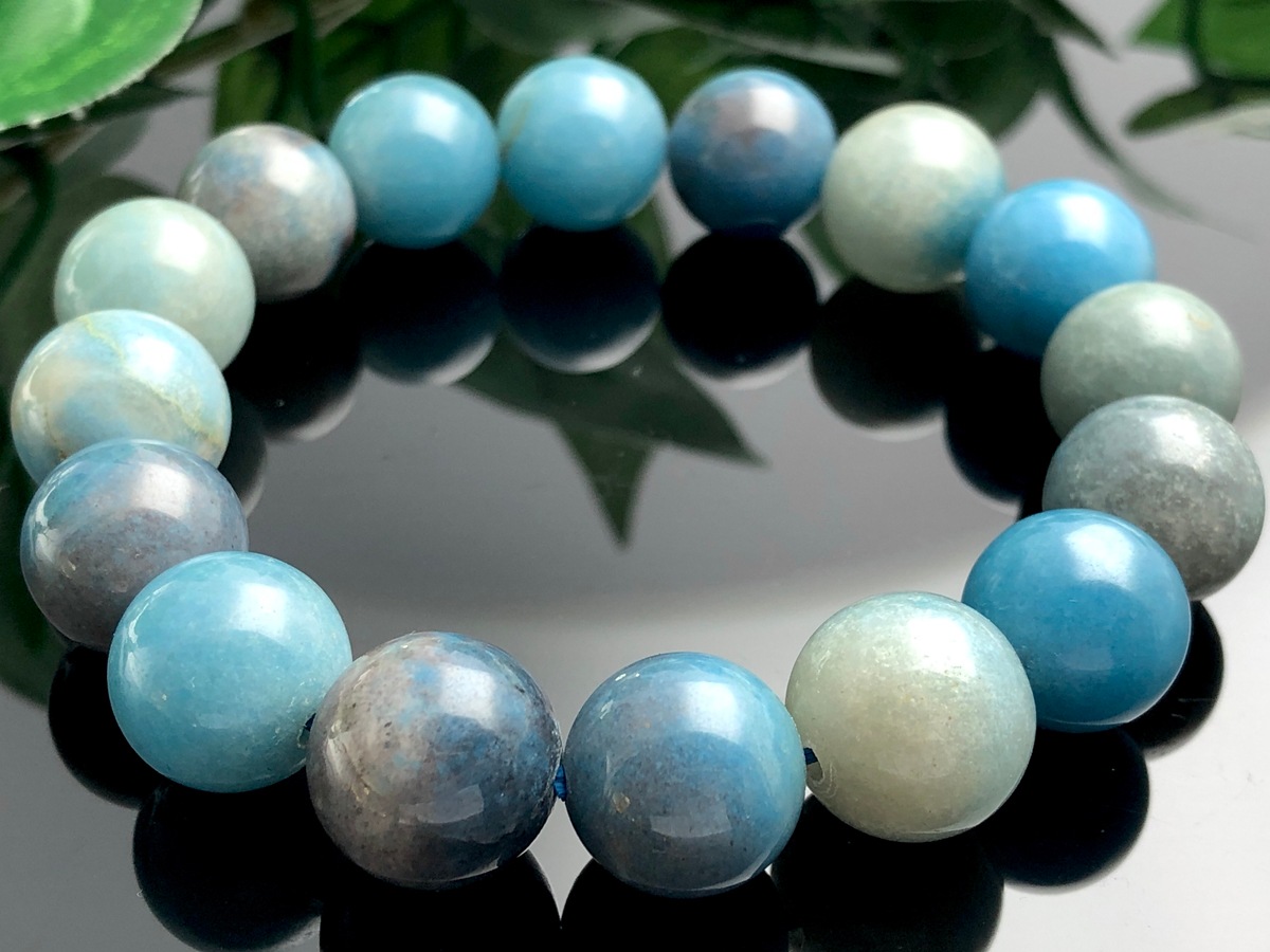 1点物】希少石☆北欧の妖精☆天然石ブレスレット/スコルザライト