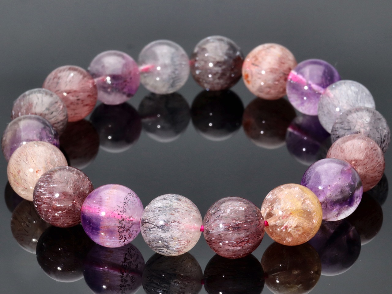 ��1��ʪ��5A���졼�ɡ�ǻ������ʪ��ŷ���Х֥쥹��å�/�����ѡ����֥�(Super seven/��������åɥ��֥�)/�饦���/��11mm/1�ܡ�ŷ����/�ѥ���ȡ���ۡڥ���ꥫ�ġ����󡦹��Ÿ�����������Ͻ�Ÿ���㤤�դ���