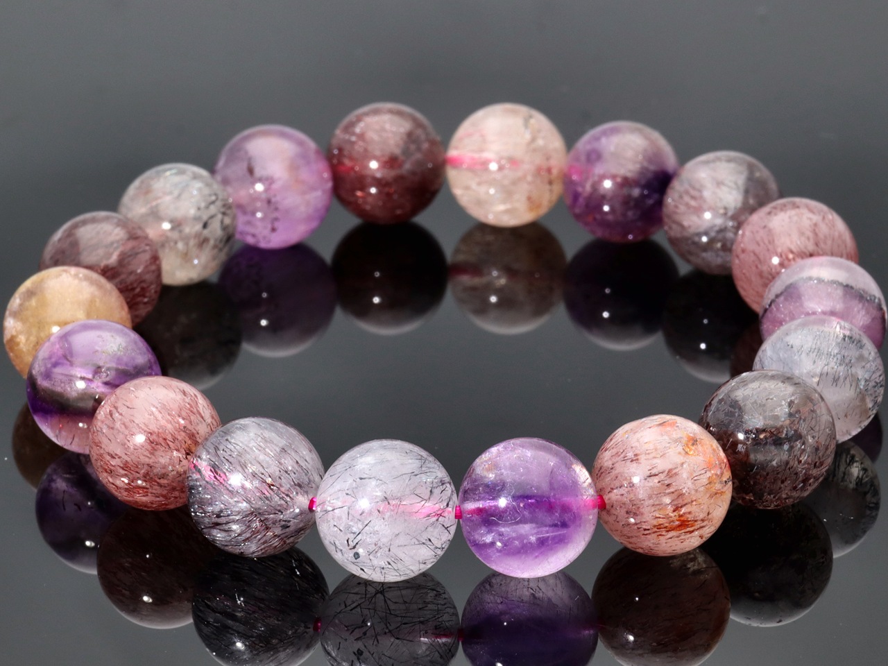 ��1��ʪ��5A���졼�ɡ�ǻ������ʪ��ŷ���Х֥쥹��å�/�����ѡ����֥�(Super seven/��������åɥ��֥�)/�饦���/��11mm/1�ܡ�ŷ����/�ѥ���ȡ���ۡڥ���ꥫ�ġ����󡦹��Ÿ�����������Ͻ�Ÿ���㤤�դ���