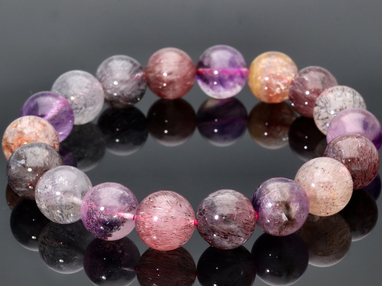 ��1��ʪ��5A���졼�ɡ�ǻ������ʪ��ŷ���Х֥쥹��å�/�����ѡ����֥�(Super seven/��������åɥ��֥�)/�饦���/��11mm/1�ܡ�ŷ����/�ѥ���ȡ���ۡڥ���ꥫ�ġ����󡦹��Ÿ�����������Ͻ�Ÿ���㤤�դ���