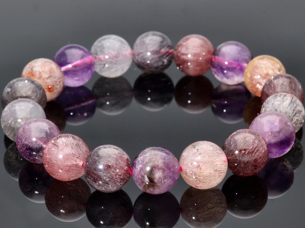 ��1��ʪ��5A���졼�ɡ�ǻ������ʪ��ŷ���Х֥쥹��å�/�����ѡ����֥�(Super seven/��������åɥ��֥�)/�饦���/��11mm/1�ܡ�ŷ����/�ѥ���ȡ���ۡڥ���ꥫ�ġ����󡦹��Ÿ�����������Ͻ�Ÿ���㤤�դ���