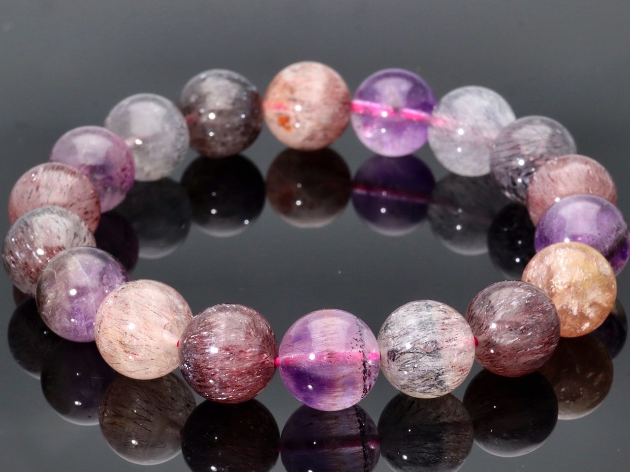 ��1��ʪ��5A���졼�ɡ�ǻ������ʪ��ŷ���Х֥쥹��å�/�����ѡ����֥�(Super seven/��������åɥ��֥�)/�饦���/��11mm/1�ܡ�ŷ����/�ѥ���ȡ���ۡڥ���ꥫ�ġ����󡦹��Ÿ�����������Ͻ�Ÿ���㤤�դ���