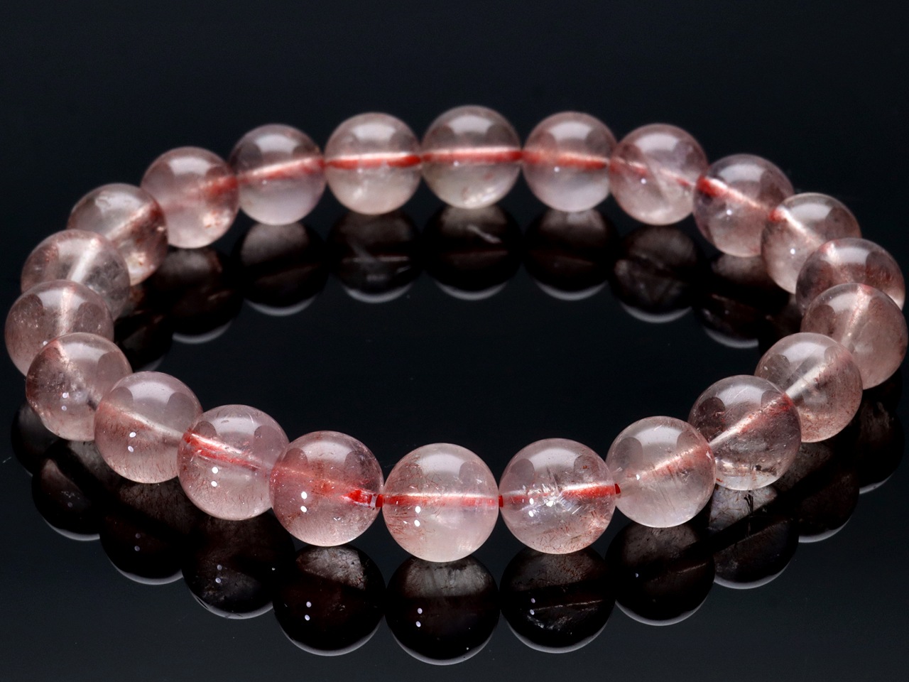 ��1��ʪ��Ķ�쥢���饹�������١��������ݶ̡������ե����󻺡�ŷ���Х֥쥹��å�/���ȥ��٥꡼�������ġ�Strawberry Quartz/���徽��/�饦���/��8mm/1�ܡ�ŷ����/�ѥ���ȡ���ۡڥ���ꥫ�ġ����󡦹��Ÿ�����������Ͻ�Ÿ���㤤�դ���