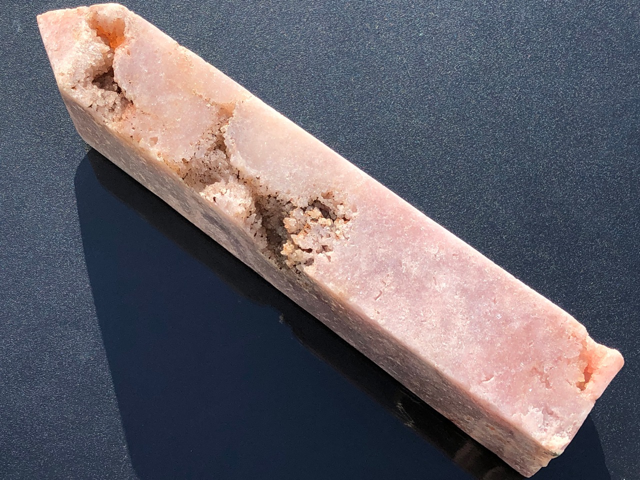 希少ピンクカラー☆ドゥルージー結晶☆ブラジル産☆天然原石/ピンク