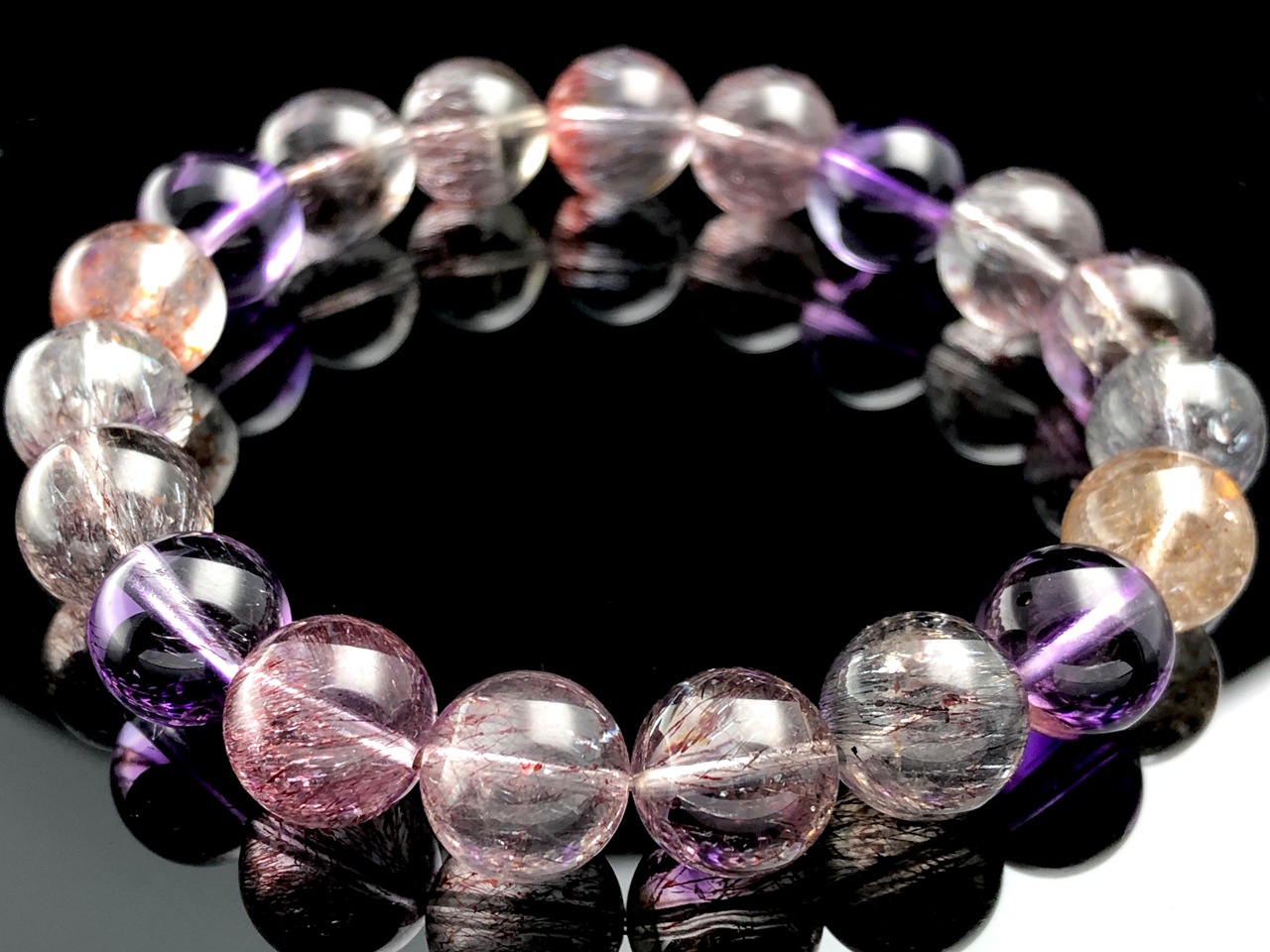 ��1��ʪ�ۥ֥饸�뻺��FA/ŷ���Х֥쥹��å�/�����ѡ����֥�(Super seven/��������åɥ��֥�)/�饦���/��10mm/1�ܡ�ŷ����/�ѥ���ȡ���ۡڥ���ꥫ�ġ����󡦹��Ÿ�����������Ͻ�Ÿ���㤤�դ���