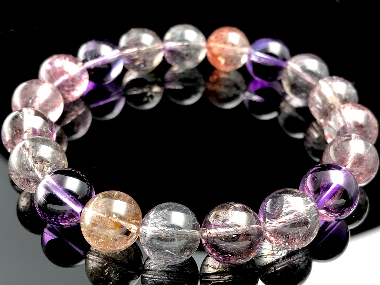 ��1��ʪ�ۥ֥饸�뻺��FA/ŷ���Х֥쥹��å�/�����ѡ����֥�(Super seven/��������åɥ��֥�)/�饦���/��10mm/1�ܡ�ŷ����/�ѥ���ȡ���ۡڥ���ꥫ�ġ����󡦹��Ÿ�����������Ͻ�Ÿ���㤤�դ���