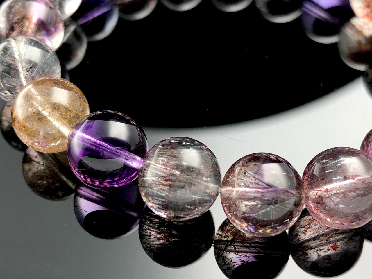 ��1��ʪ�ۥ֥饸�뻺��FA/ŷ���Х֥쥹��å�/�����ѡ����֥�(Super seven/��������åɥ��֥�)/�饦���/��10mm/1�ܡ�ŷ����/�ѥ���ȡ���ۡڥ���ꥫ�ġ����󡦹��Ÿ�����������Ͻ�Ÿ���㤤�դ���