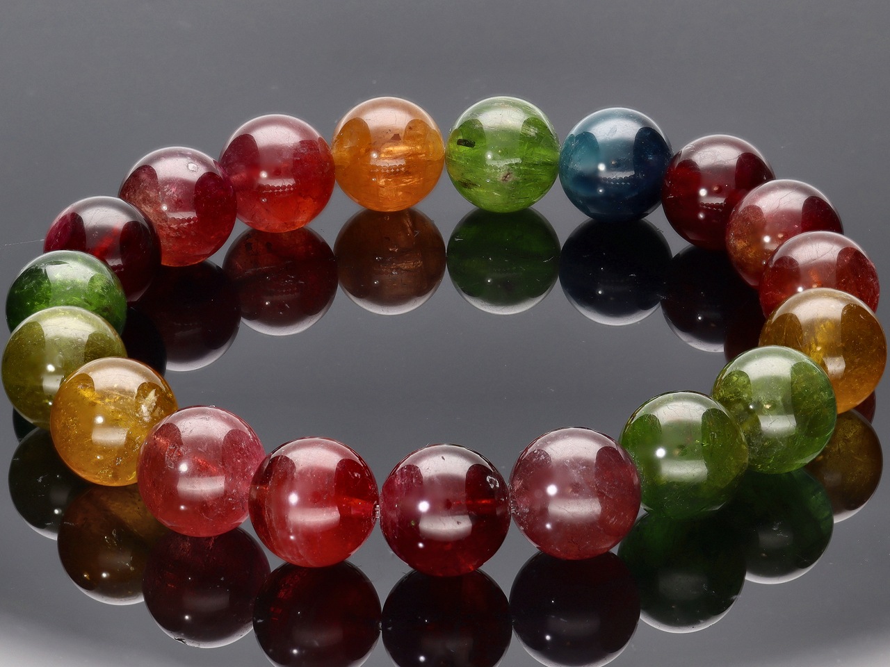 大玉美品！　ライモナイトデンドリティックインクォーツブレス　15mm 大玉美品！ ライモナイトデンドリティックインクォーツブレス 15mm